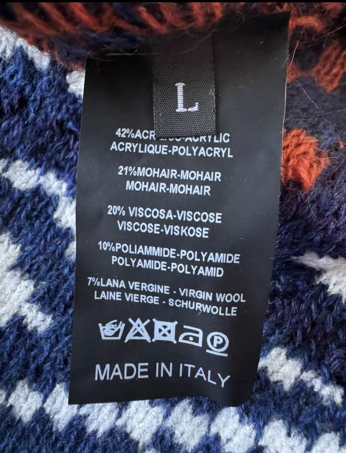 Raf Simons RAF SIMONS Spring/Summer 2019 Runway "Torn" Sweater Size US L / EU 52-54 / 3 - 4 Thumbnail
