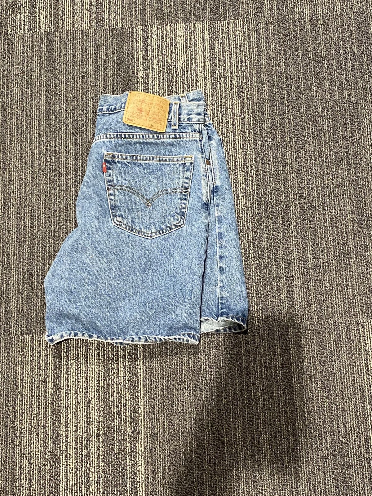 Levi's × Vintage Vintage Levi’s 550 Jean Shorts Tab 2003 Jorts Relaxed Denim Size US 36 / EU 52 - 2 Thumbnail