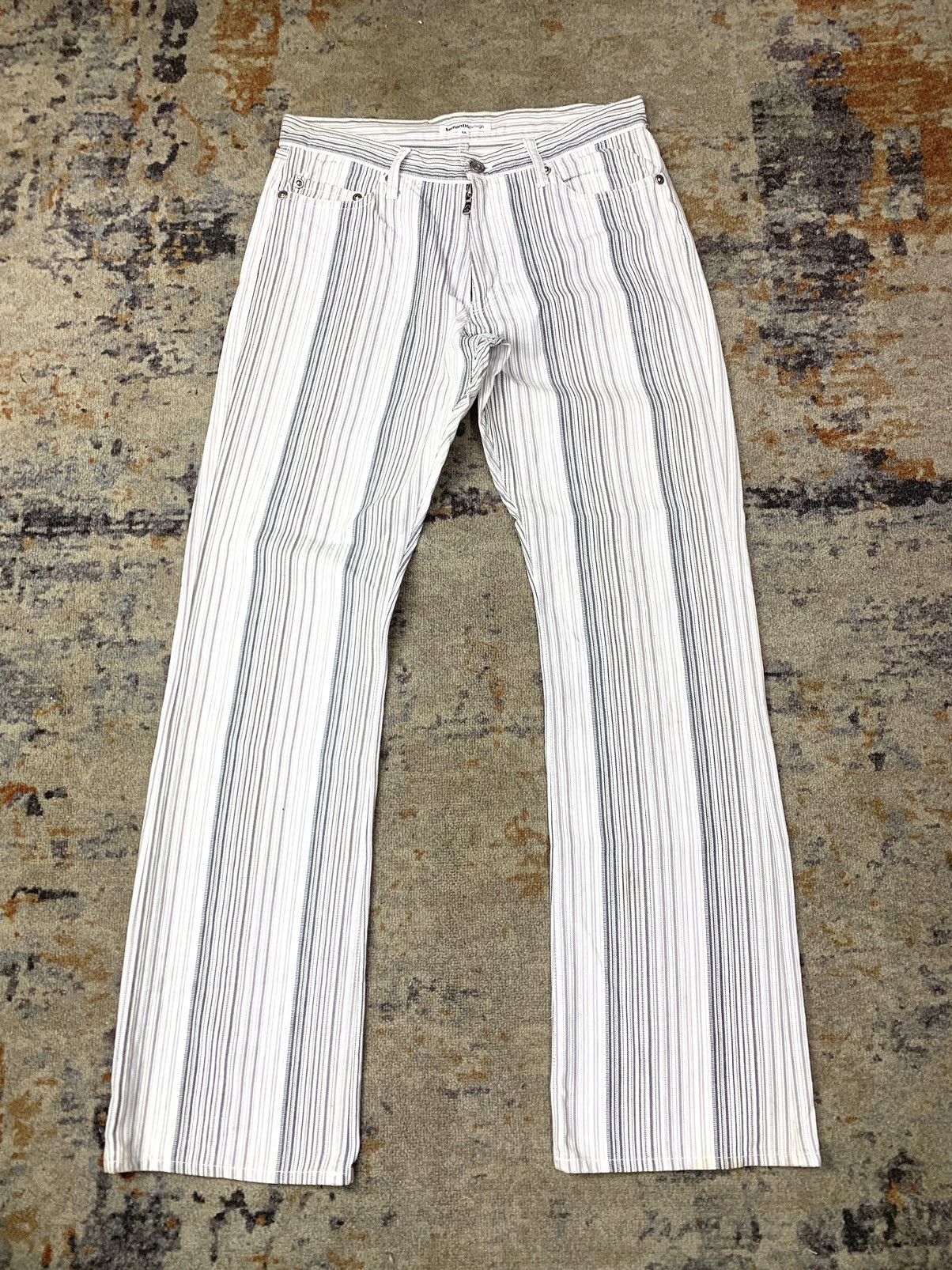 If Six Was Nine × Japanese Brand × semanticdesign Vintage Semantic design stripe style Size US 31 - 2 Thumbnail