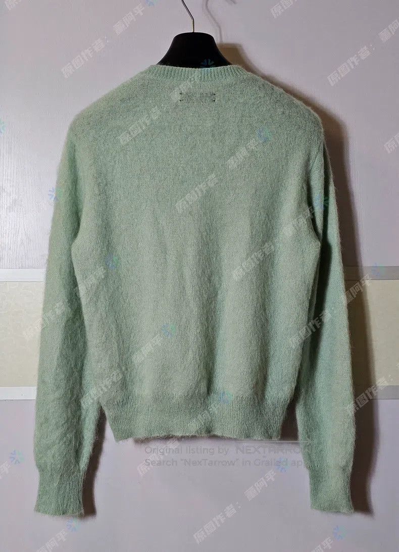 Amiri Amiri Mohair Sweater Light Green Size US S / EU 44-46 / 1 - 6 Thumbnail