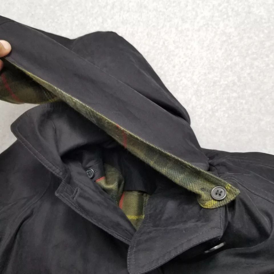 Other Liz Claiborne Parka Jacket Womens Medium Black Buttons Size M / US 6-8 / IT 42-44 - 18 Thumbnail