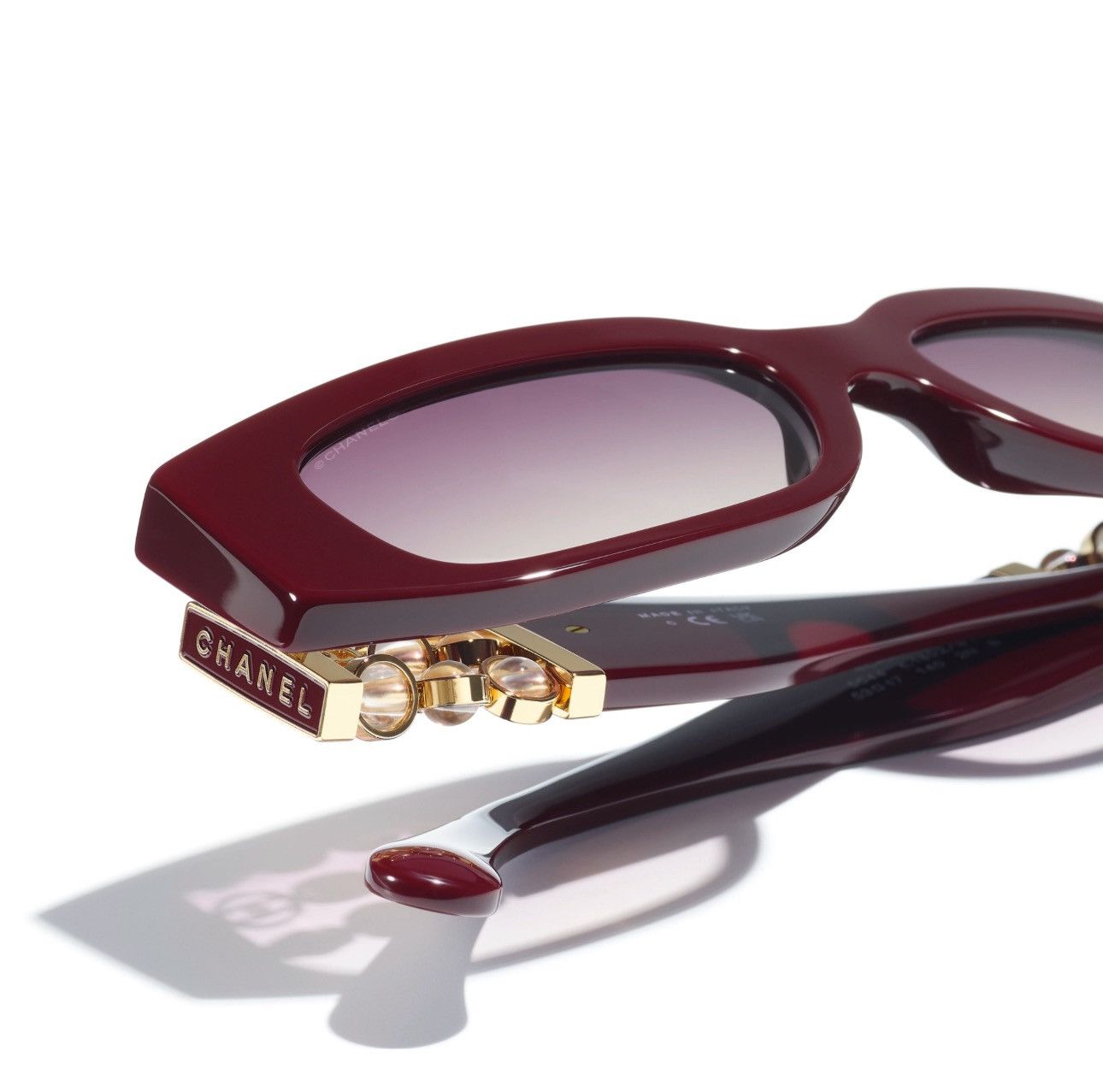 Chanel CHANEL RECTANGLE SUNGLASSES Size ONE SIZE - 5 Thumbnail