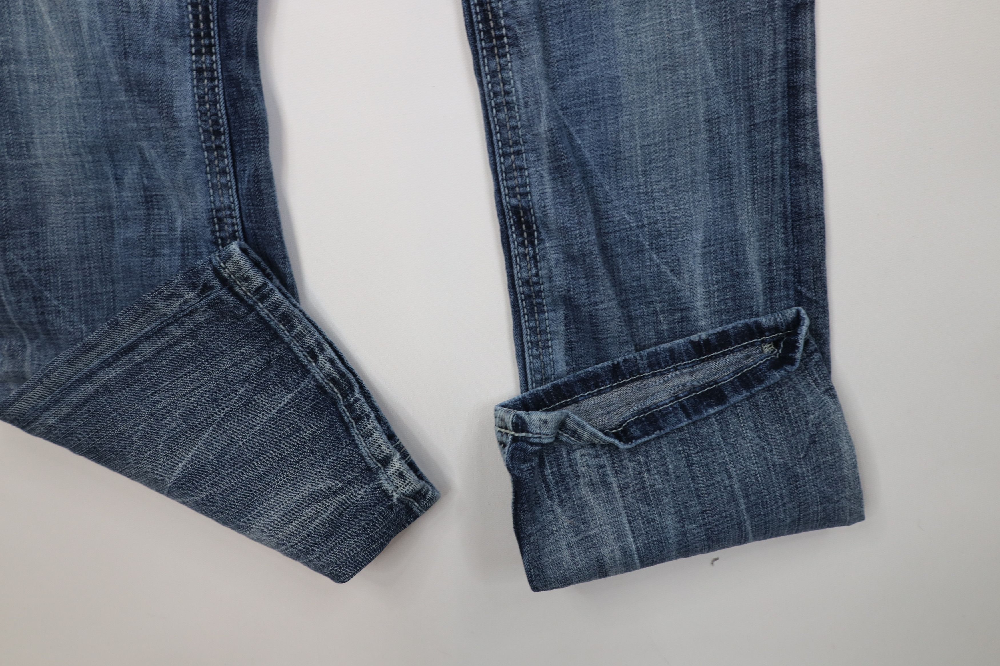 Vintage Buckle BKE Stitch Stretch Aden Bootleg Flared Denim Jeans Size 28" / US 6 / IT 42 - 5 Thumbnail