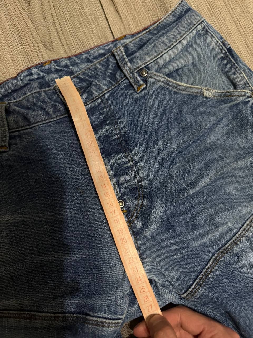G-Star G Star Raw Men Distressed Blue Denim Double Knee Jeans 28x30 Size US 28 / EU 44 - 11 Thumbnail