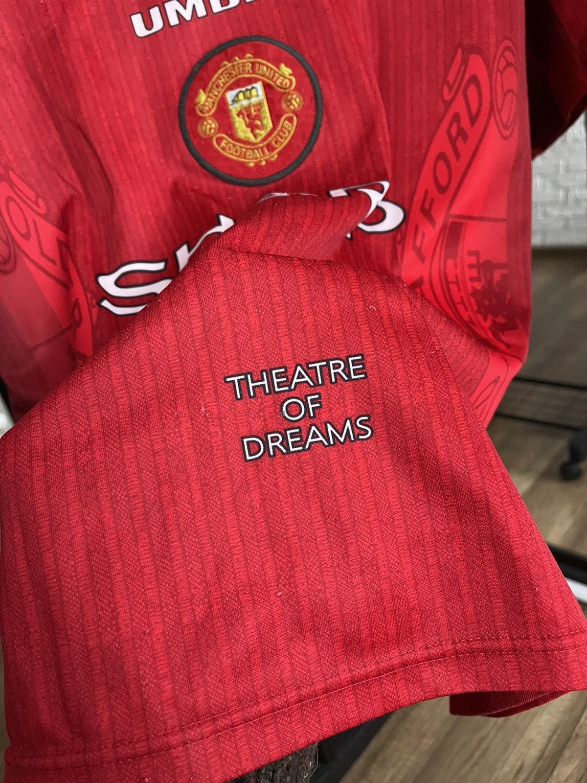 Umbro 1996/1997 Umbro Manchester United Vintage Soccer Jersey Tee Size US M / EU 48-50 / 2 - 8 Thumbnail