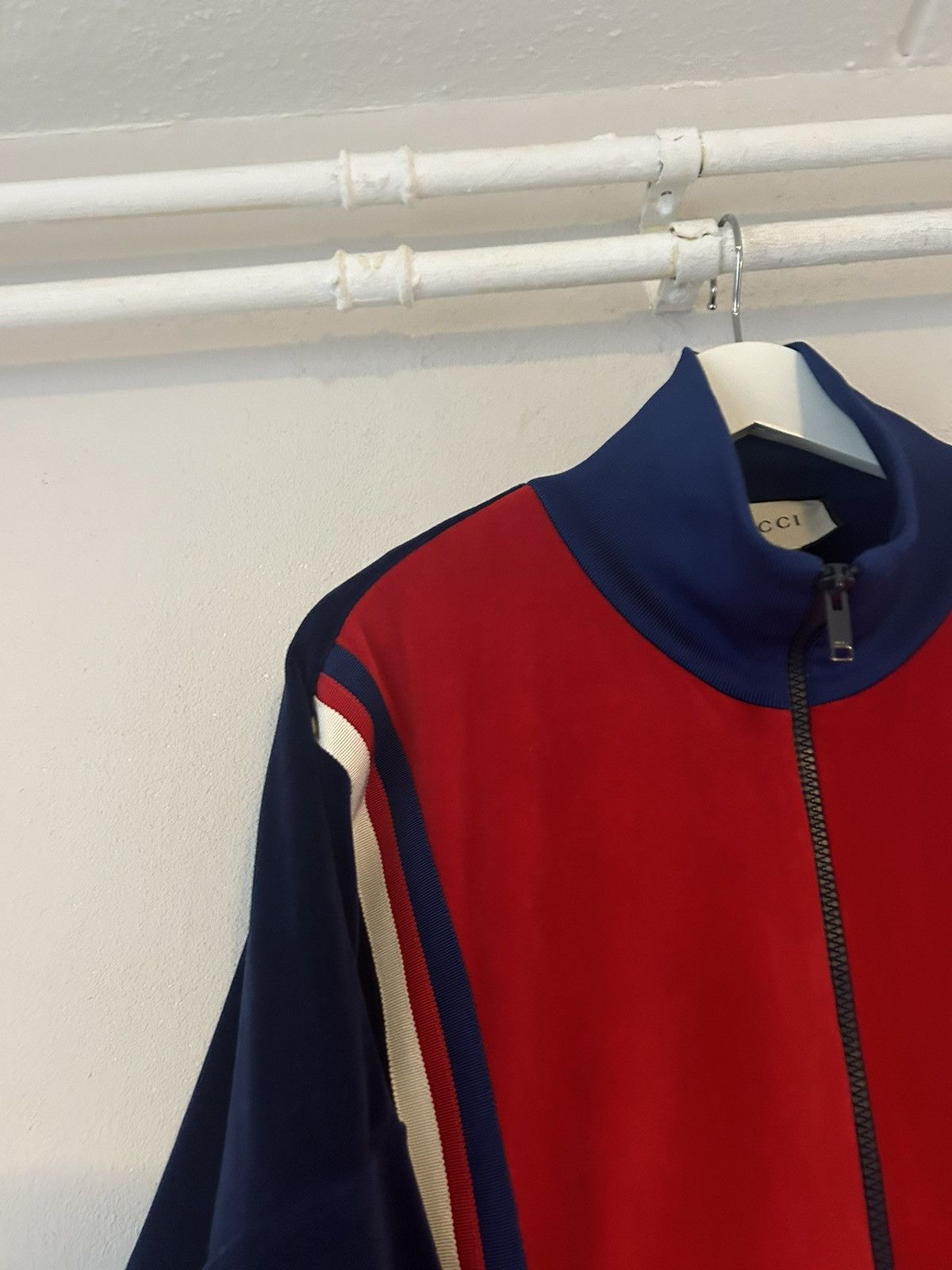 Gucci Velour Velvet Track Jacket Size US L / EU 52-54 / 3 - 4 Thumbnail