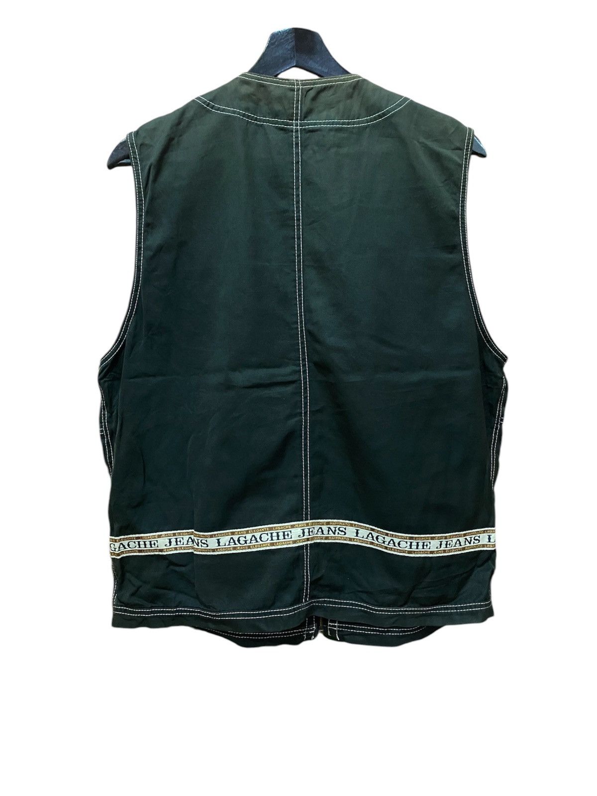 Vintage VINTAGE 90S LAGACHE JEANS VEST JACKET Size US S / EU 44-46 / 1 - 2 Thumbnail