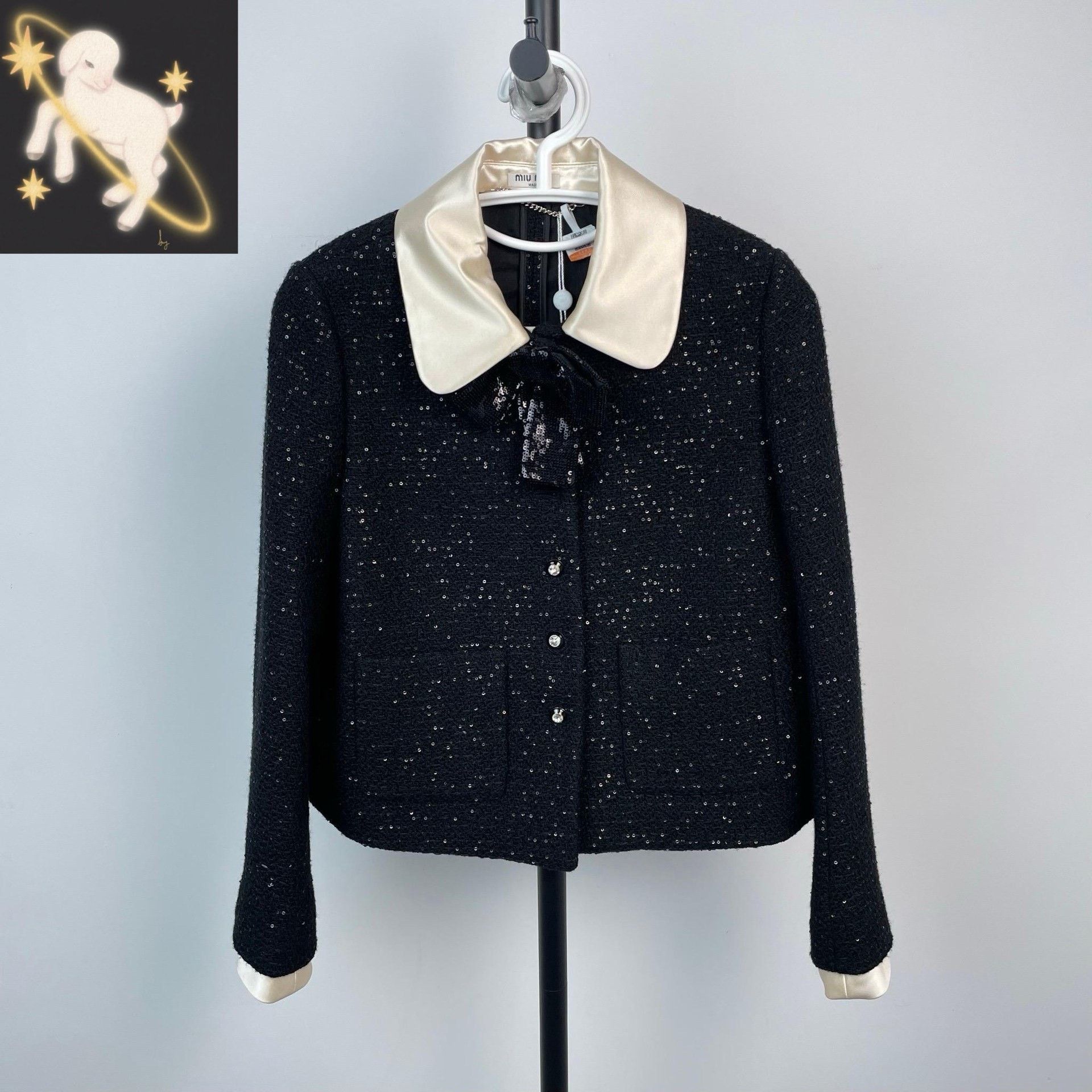 Miu Miu Miu Miu Black Jacket 36 Women Size S / US 4 / IT 40 - 1 Thumbnail