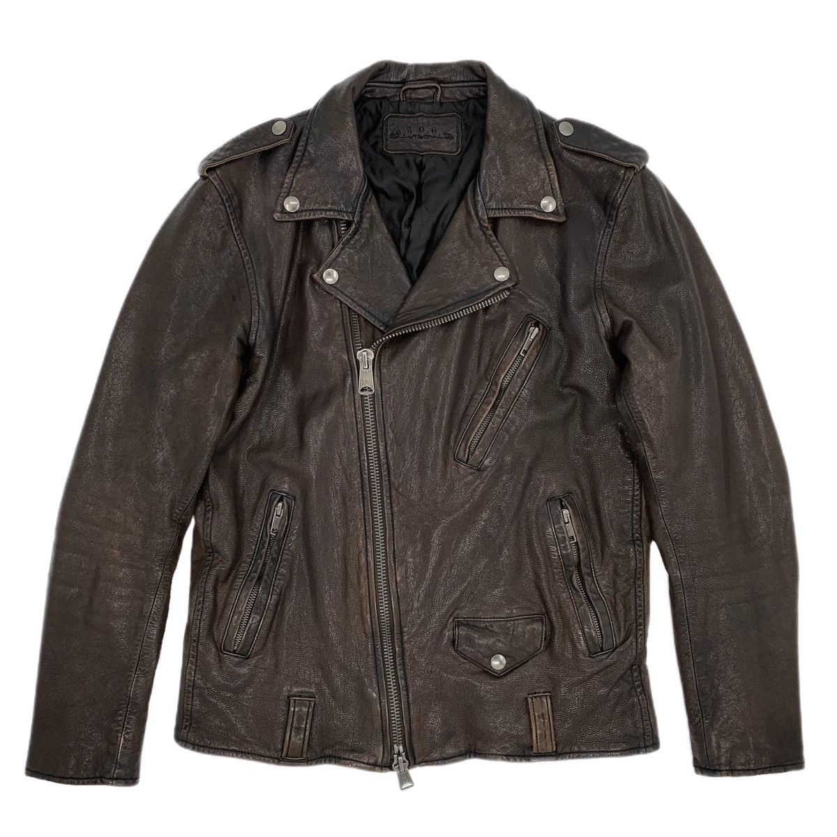 希少【goa/g.o.a】leather w raiders jjacket GOA Leather Jacket - sertecbrasil.com.br