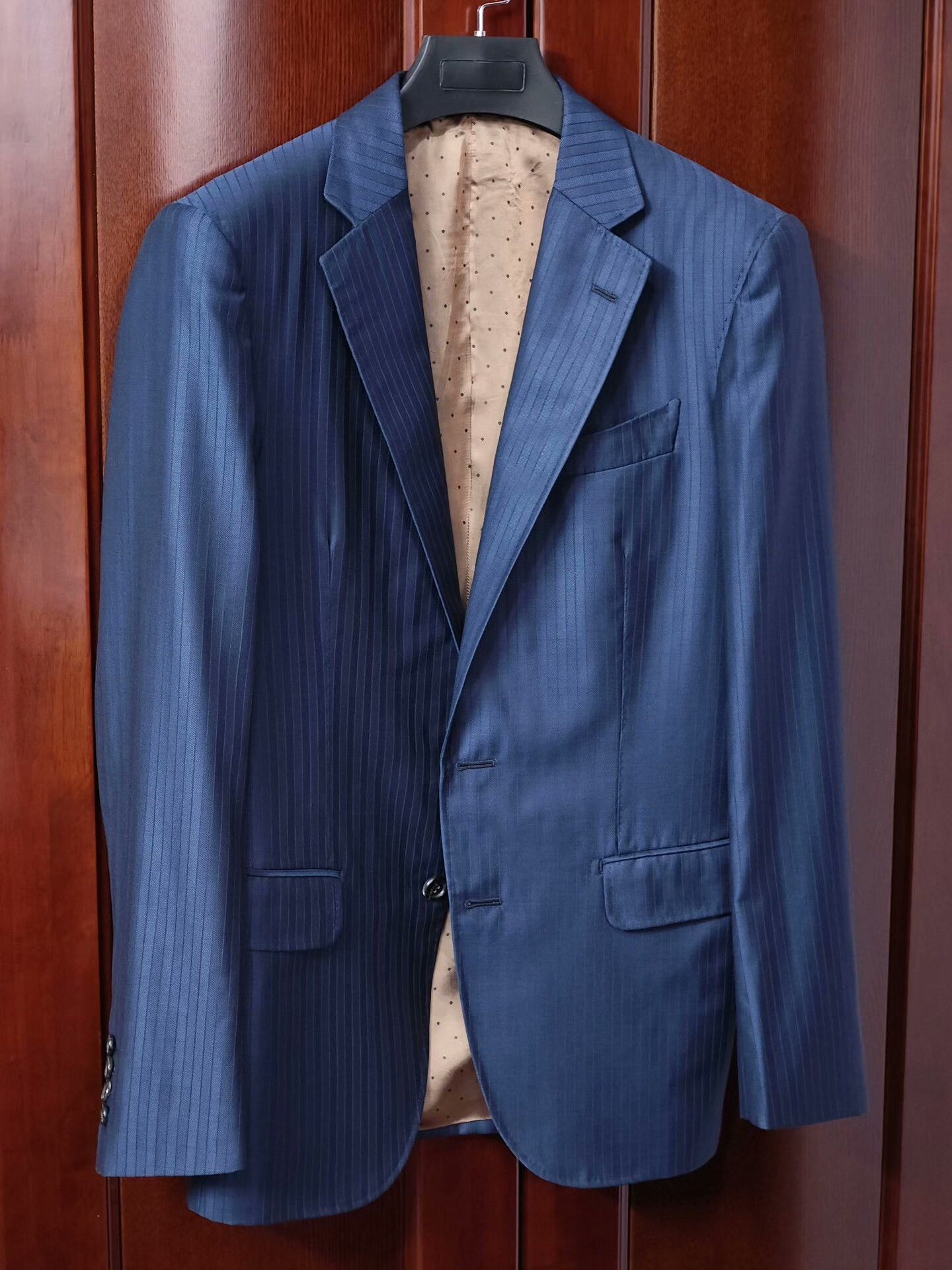 Japanese Brand Handmade Wool Suit from Dormeuil Size US M / EU 48-50 / 2 - 1 Thumbnail