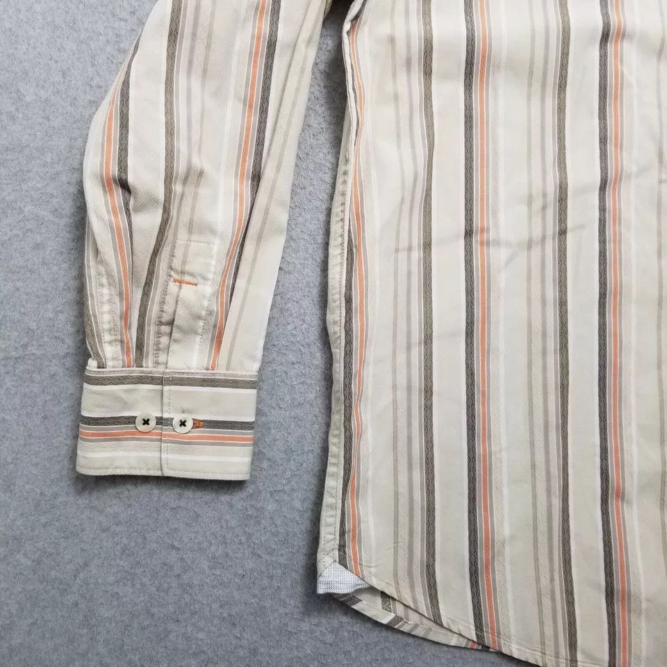 Tommy Bahama Tommy Bahama Shirt Men Medium Striped Button Up 100% Cotton Size US M / EU 48-50 / 2 - 2 Thumbnail