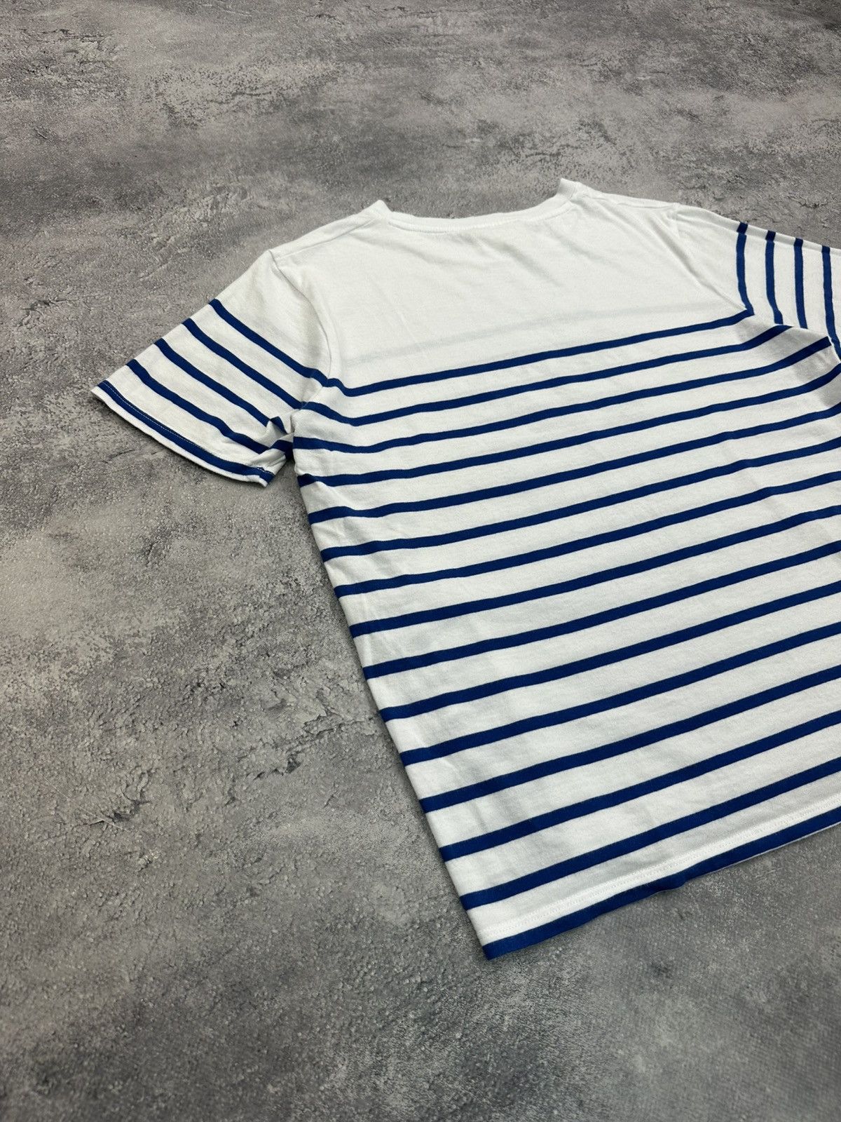 Sezane Sezane Paris Amour T-Shirt Blue Striped White Tee Size S Size S / US 4 / IT 40 - 11 Thumbnail