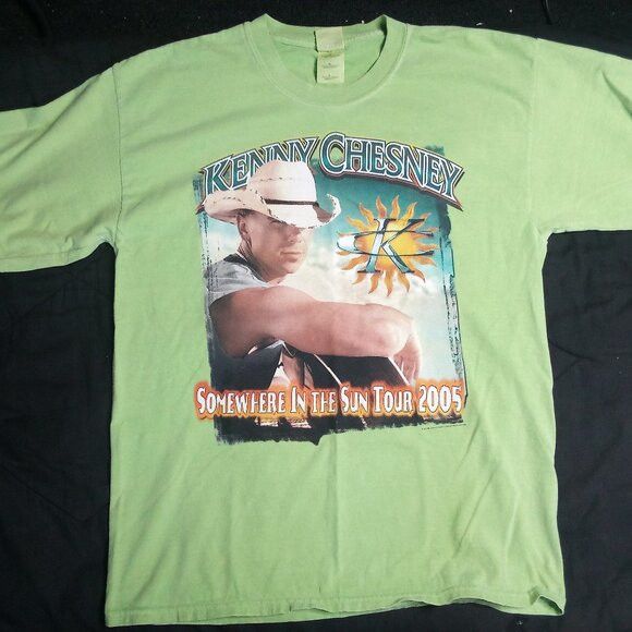Band Tees × Vintage Vintage Kenny Chesney Somewhere In The Sun Tour 05 T-Shirt Size US L / EU 52-54 / 3 - 2 Thumbnail