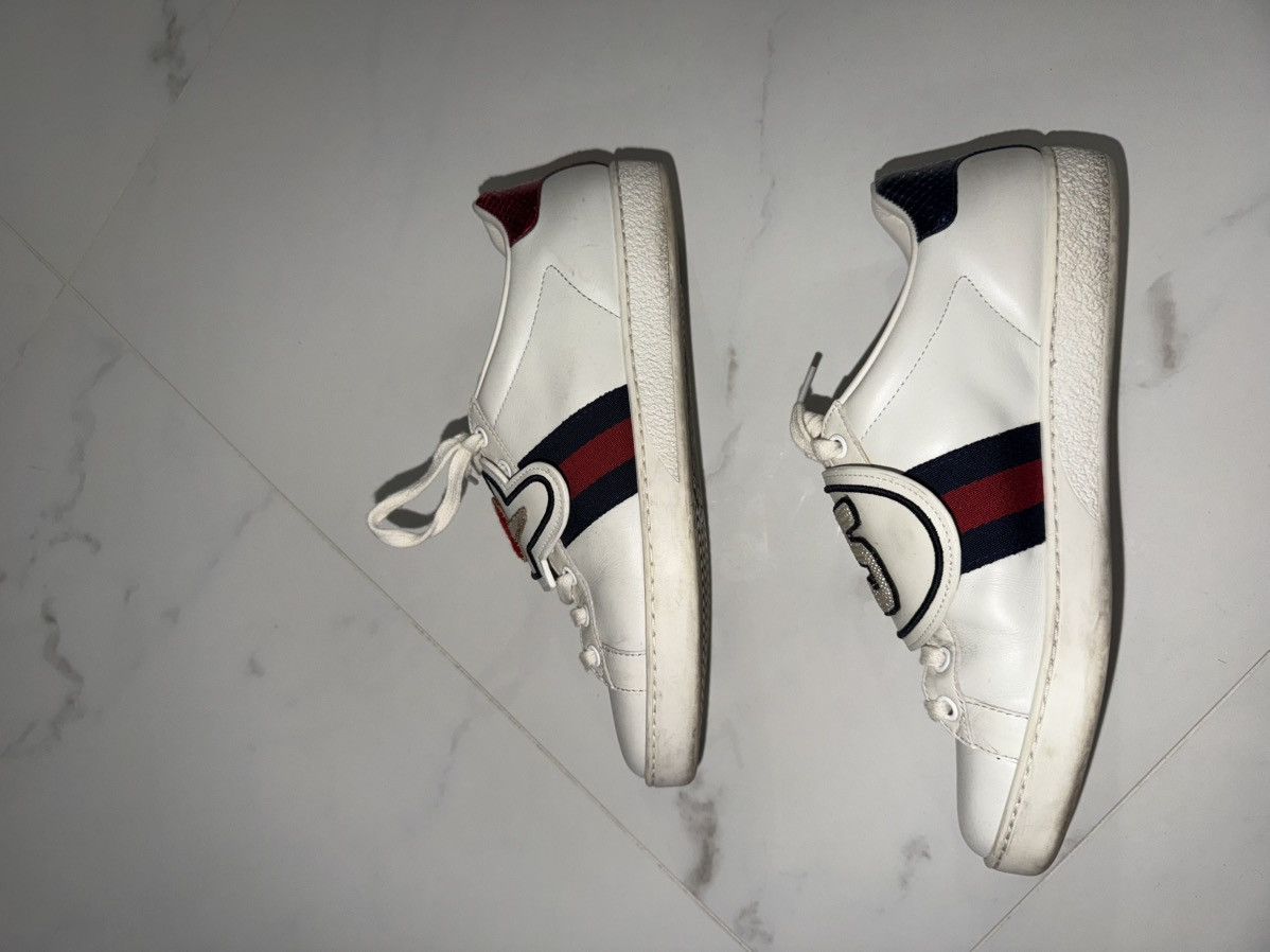 Gucci Gucci Ace Sneakers with Removable Embellished Patches Size US 9 / IT 39 - 5 Thumbnail