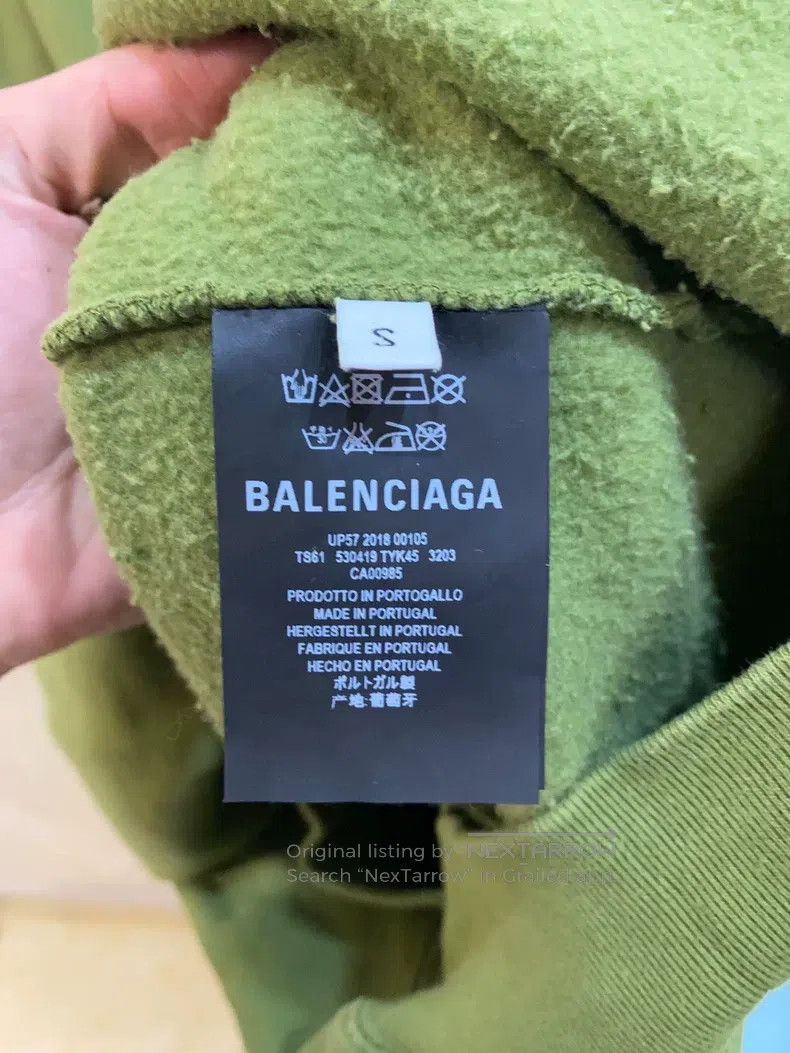 Balenciaga Balenciaga Fashion Loose Casual Hoodie Back Logo Hoodie Sw Size US S / EU 44-46 / 1 - 4 Thumbnail