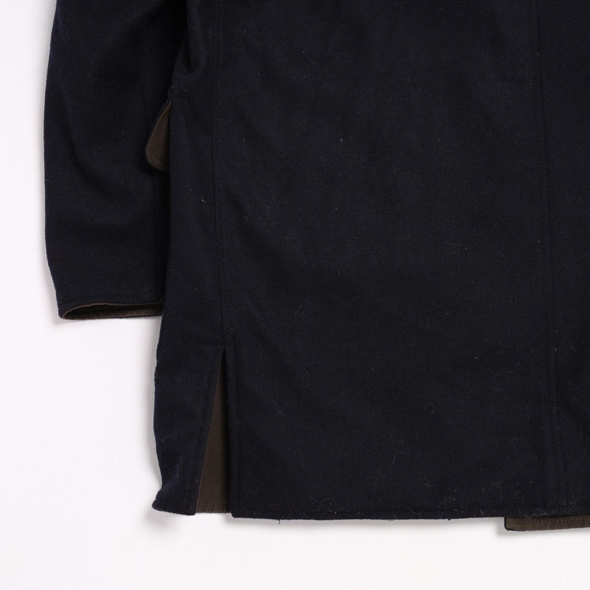 Ermenegildo Zegna Ermenegildo Zegna Reversible Wool Navy Cotton Brown Coat Size US M / EU 48-50 / 2 - 11 Thumbnail