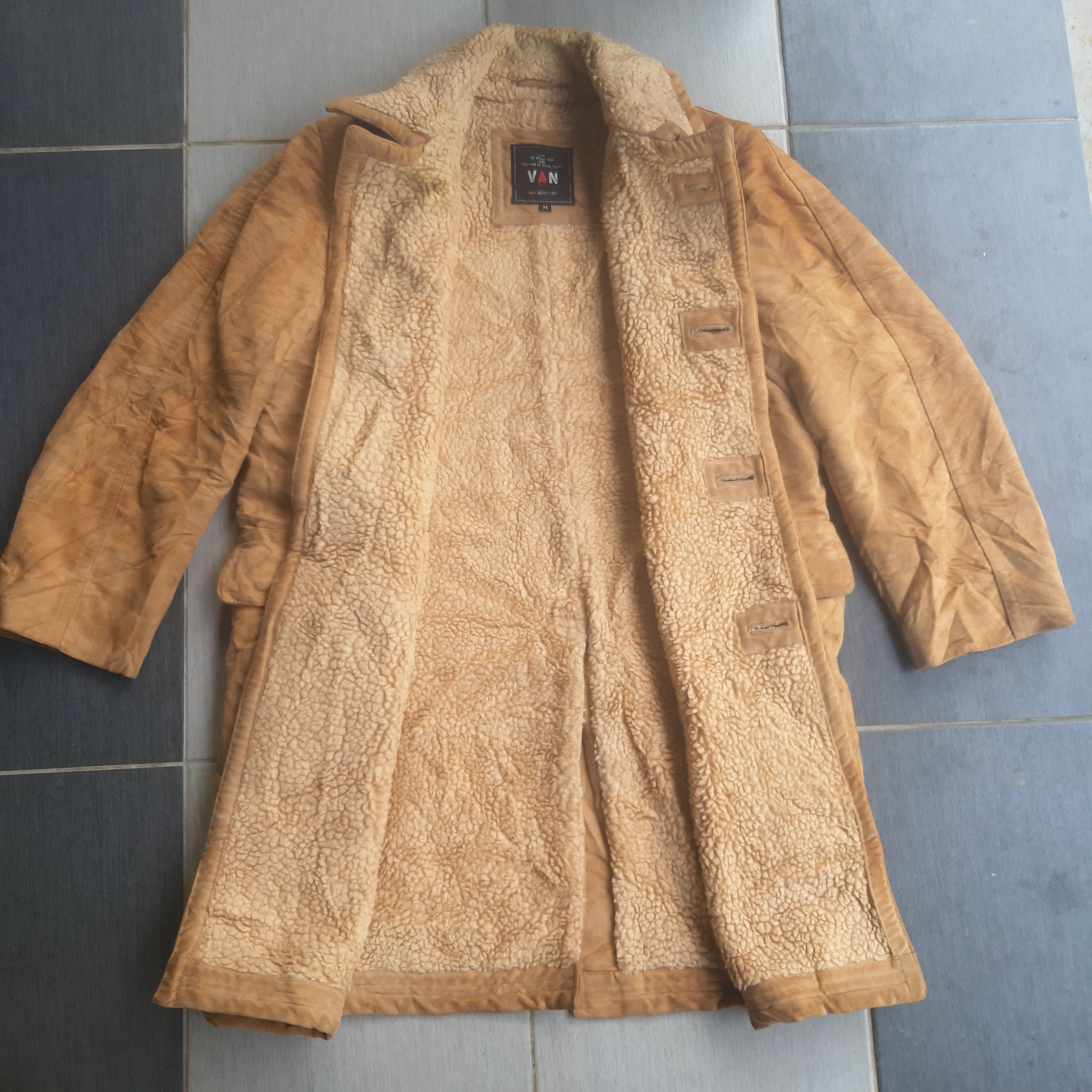 Van Vintage Van Sherpa Velvet Long Jacket Size US M / EU 48-50 / 2 - 2 Thumbnail