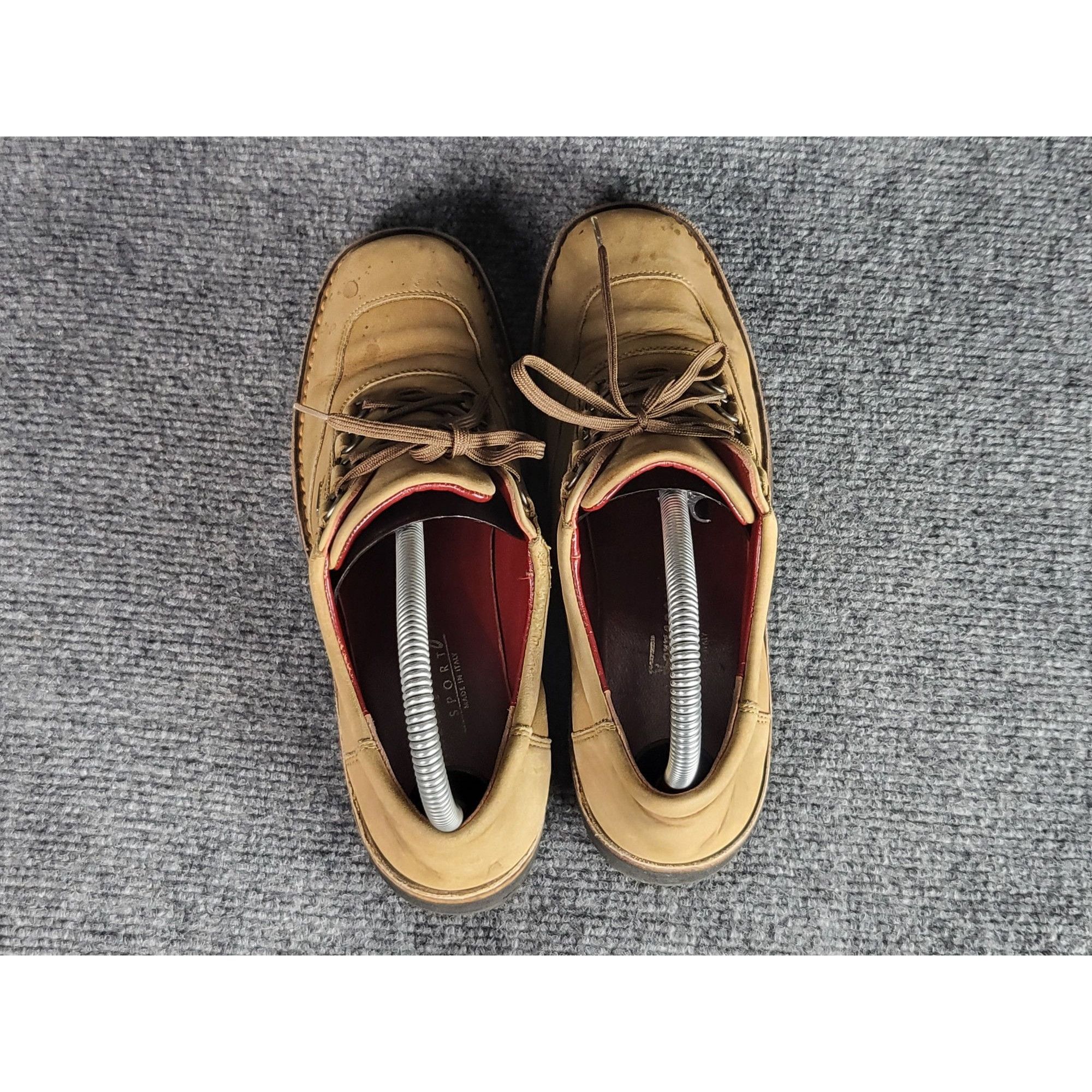 Salvatore Ferragamo Salvatore Ferragamo Sport Lace Up Sneakers Women Sz 7 Suede Size US 7 / IT 37 - 5 Thumbnail