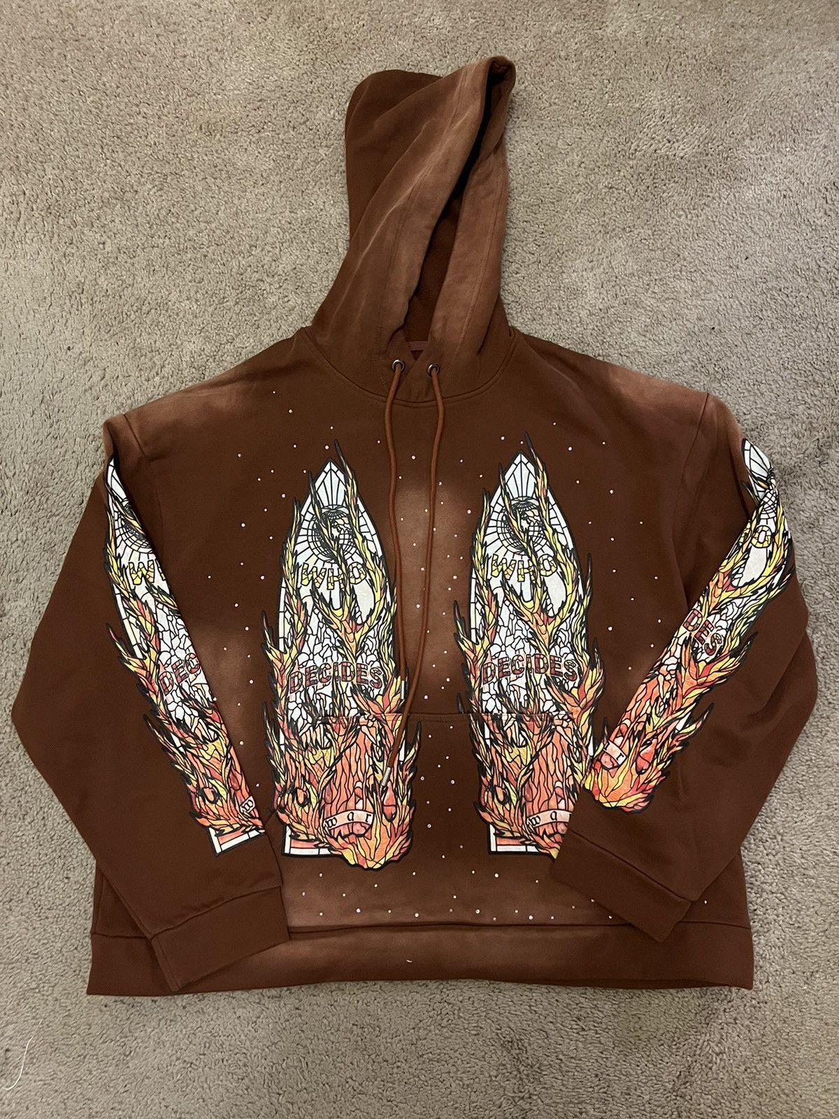 Ev Bravado FLAME GLASS HOODED SWEATSHIRT Size US L / EU 52-54 / 3 - 1 Thumbnail