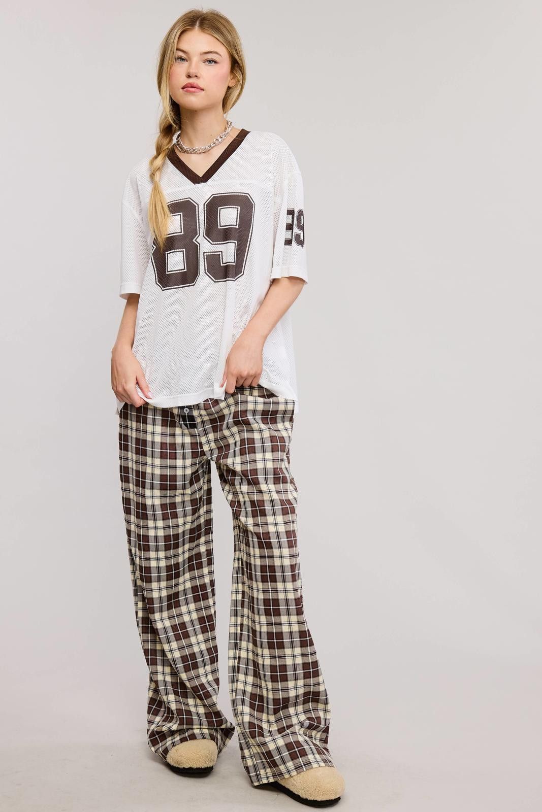 Other V Neck Sporty Jersey Shirt Top With Printed 89 Size S / US 4 / IT 40 - 7 Thumbnail