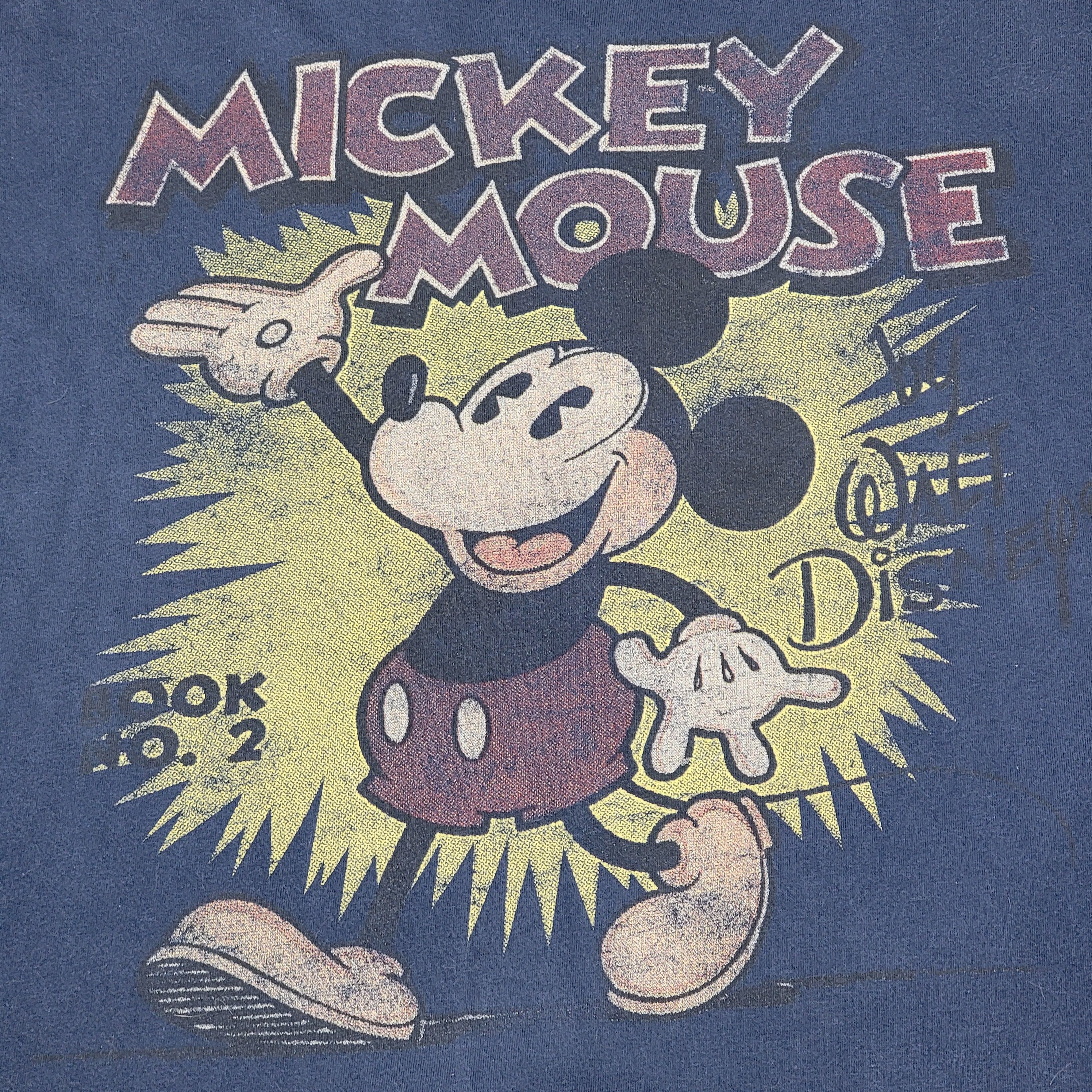 Disney Disney Store SS Navy Tee "Mickey Mouse Book 2" - Size XXL Size US XXL / EU 58 / 5 - 2 Thumbnail