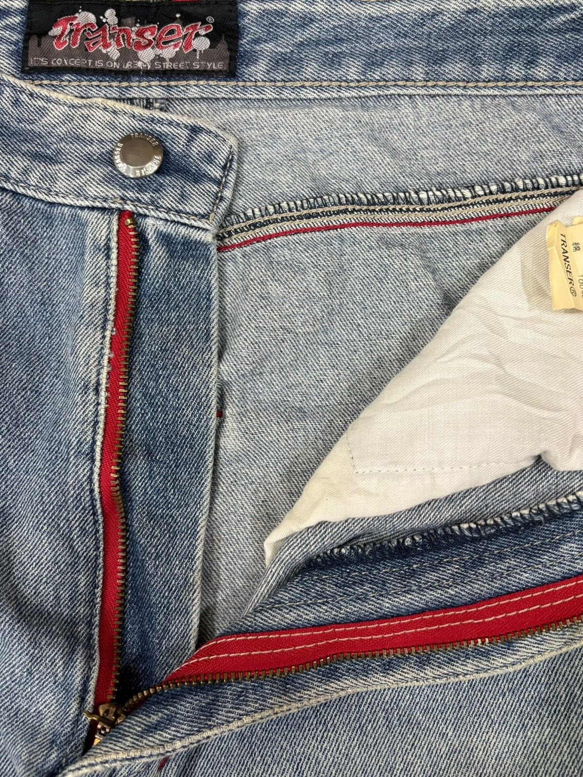 Other Vintage Japanese Brand Mud Wash Distress Baggy Cargo Jeans Size US 29 - 11 Thumbnail