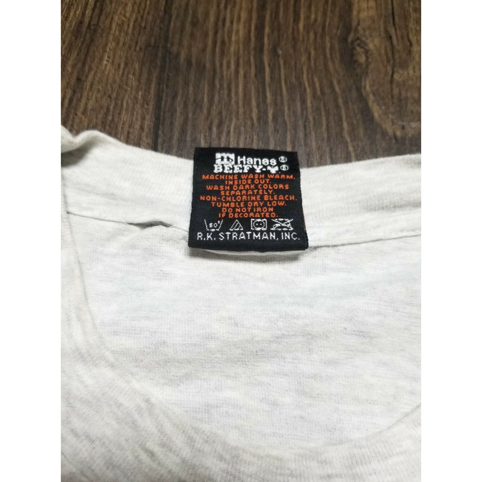 Harley Davidson VINTAGE Harley Davidson T-Shirt XL Mens Space 2000 Double-Sided Logo Graphic Back Transfer Lakeland FL R.K. Stratmen Size US XL / EU 56 / 4 - 7 Thumbnail