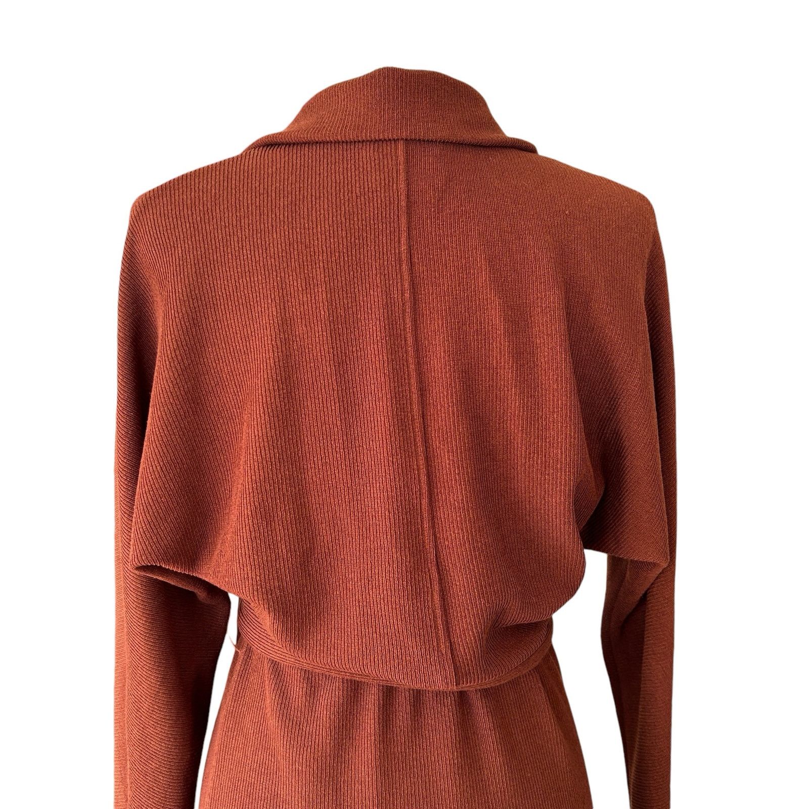 Saylor Saylor Nathalie Sweater Dress Womens Small Sienna Brown Knit Size S / US 4 / IT 40 - 5 Thumbnail