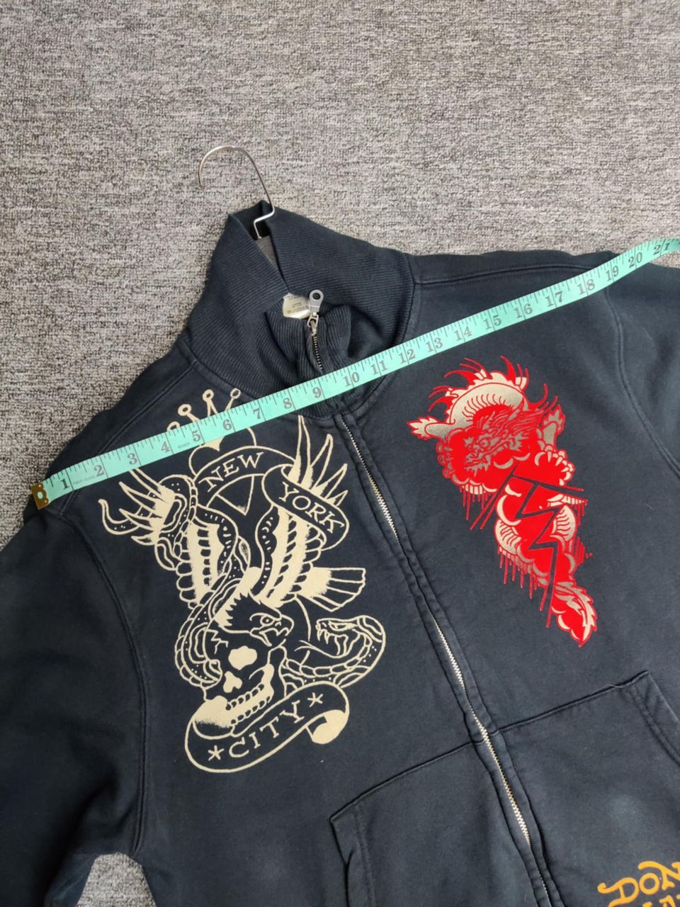 Ed Hardy Ed Hardy Christian Audigier Love Kills Sweater Jacket Size US L / EU 52-54 / 3 - 16 Thumbnail