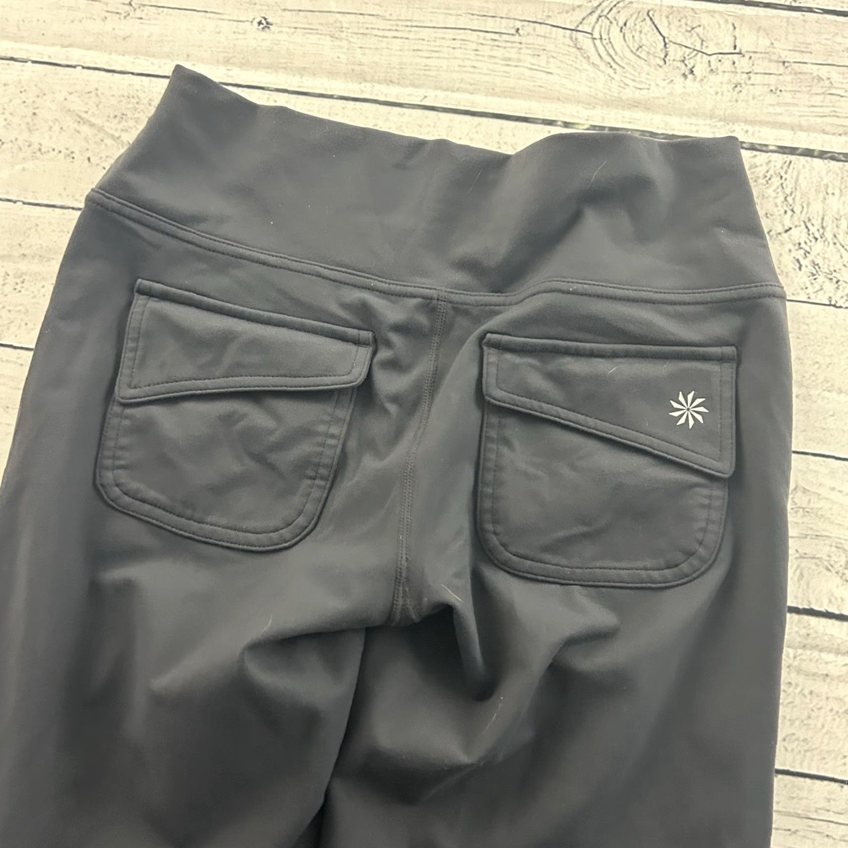 Athleta Athleta Fusion Pants Yoga Flare Leg Wide-Leg Tall Gray XS Women's Pants Flap Casual Activewear Size 26" / US 2 / IT 38 - 5 Thumbnail