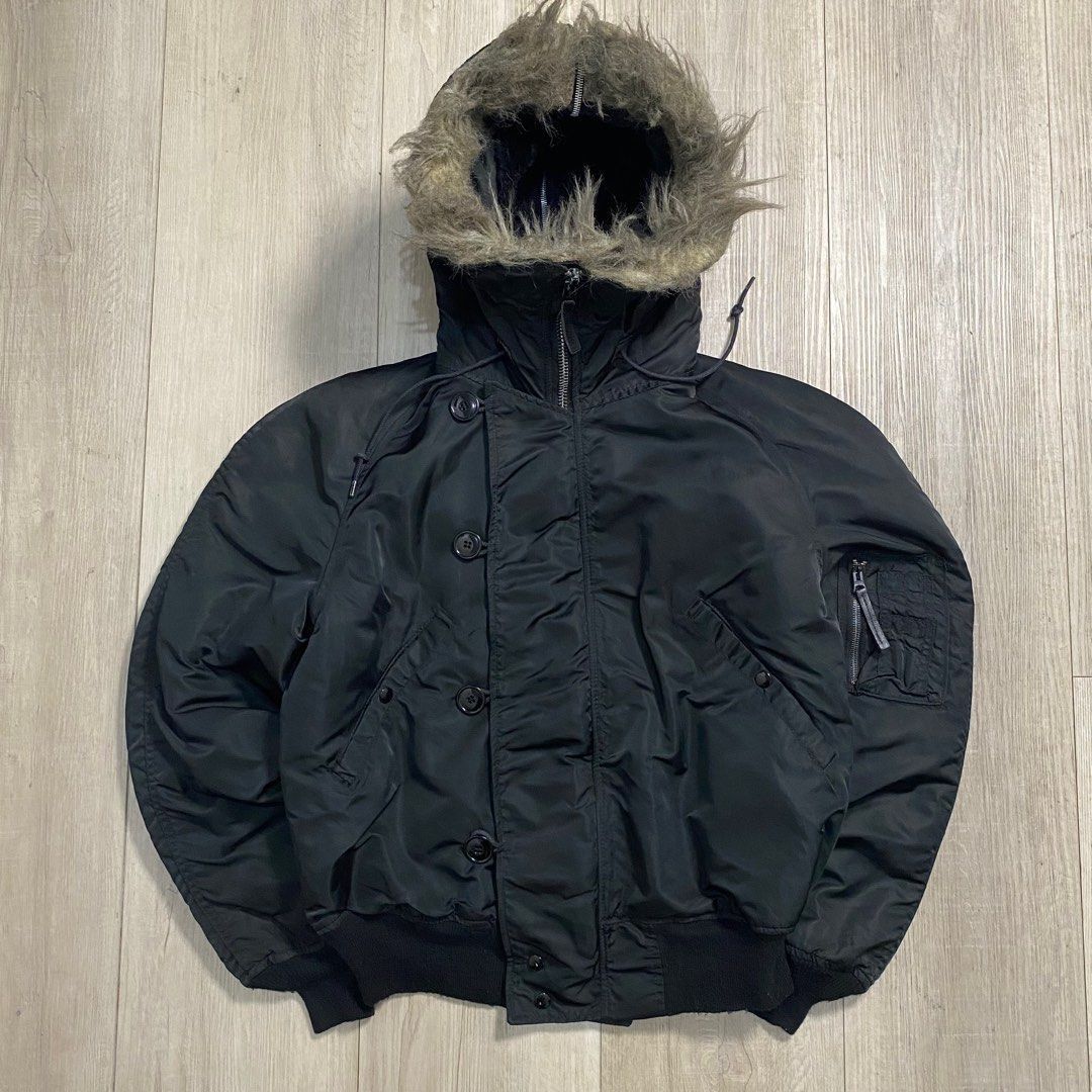 Alpha Industries × Vintage Alpha industri flying jacket fur Size US L / EU 52-54 / 3 - 1 Thumbnail