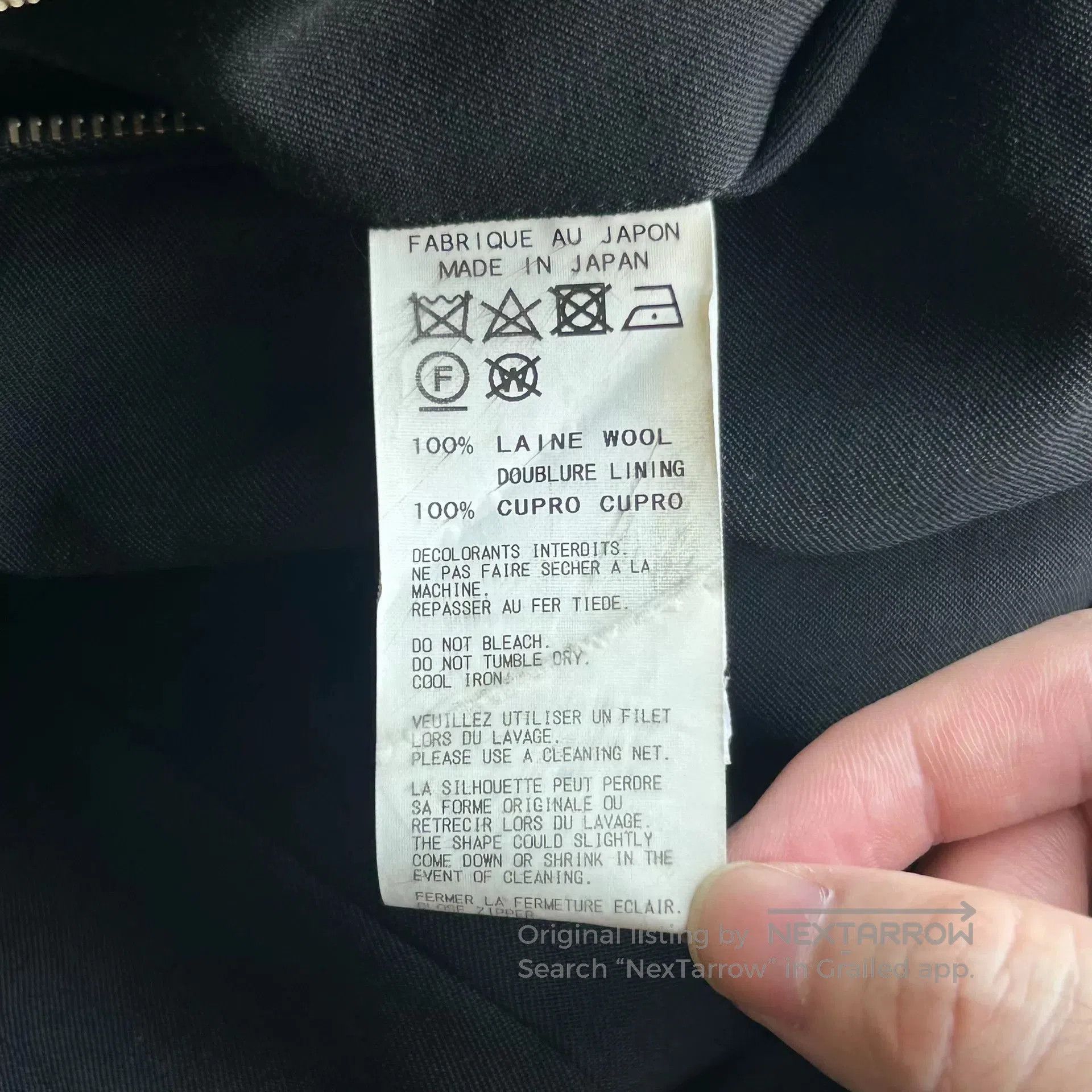 Yohji Yamamoto Yohji Yamamoto Black Floral Zip Suit Jacket. Size US M / EU 48-50 / 2 - 8 Thumbnail