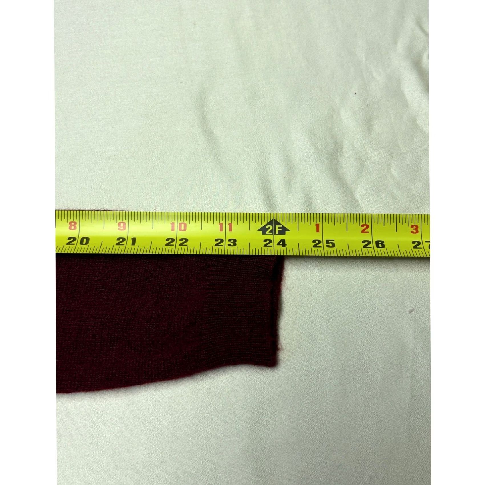 Charter Club Charter Club Luxury 100% Cashmere Crewneck Sweater Burgundy Red Small Women Knit Pullover Crew Neck Long Sleeve Solid Knit Wool? Size S / US 4 / IT 40 - 6 Thumbnail