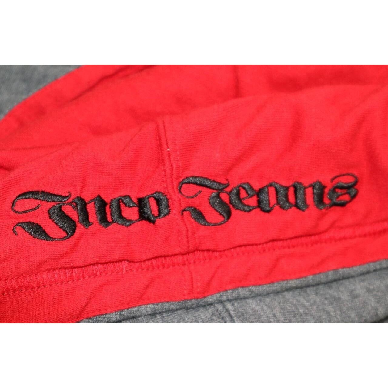 JNCO Vintage Y2K JNCO Jeans Crown Hoodie Embroidered Grey Red M Size US M / EU 48-50 / 2 - 9 Thumbnail