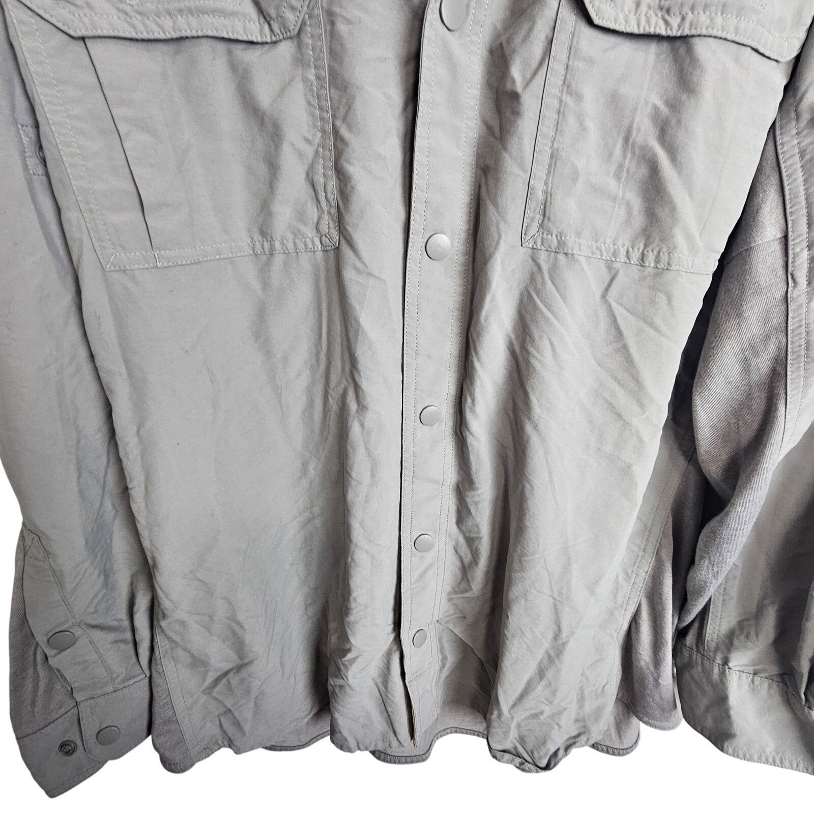 Duluth Trading Company Duluth Trading Co Men Nylon Snap Front Shirt XL Gorpcore Size US XL / EU 56 / 4 - 3 Thumbnail