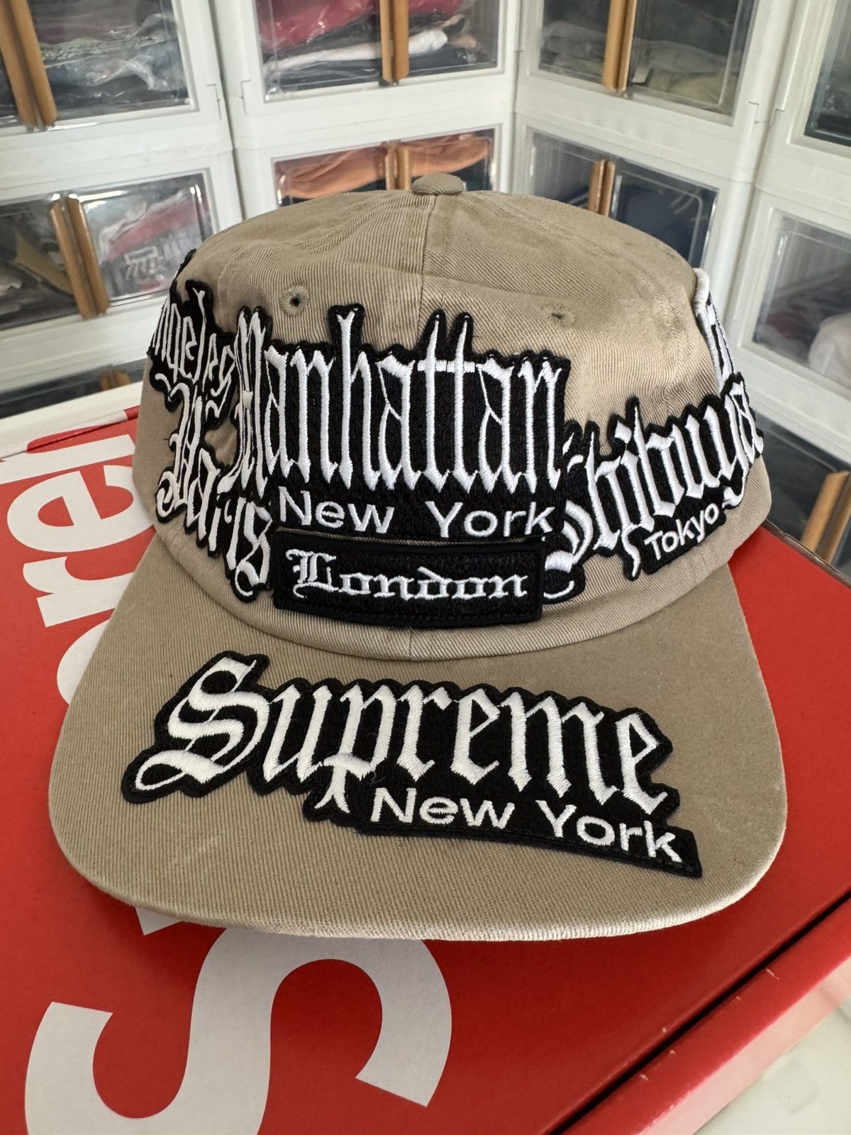 Supreme Supreme City Patches 6-Panel Hat Size ONE SIZE - 1 Thumbnail
