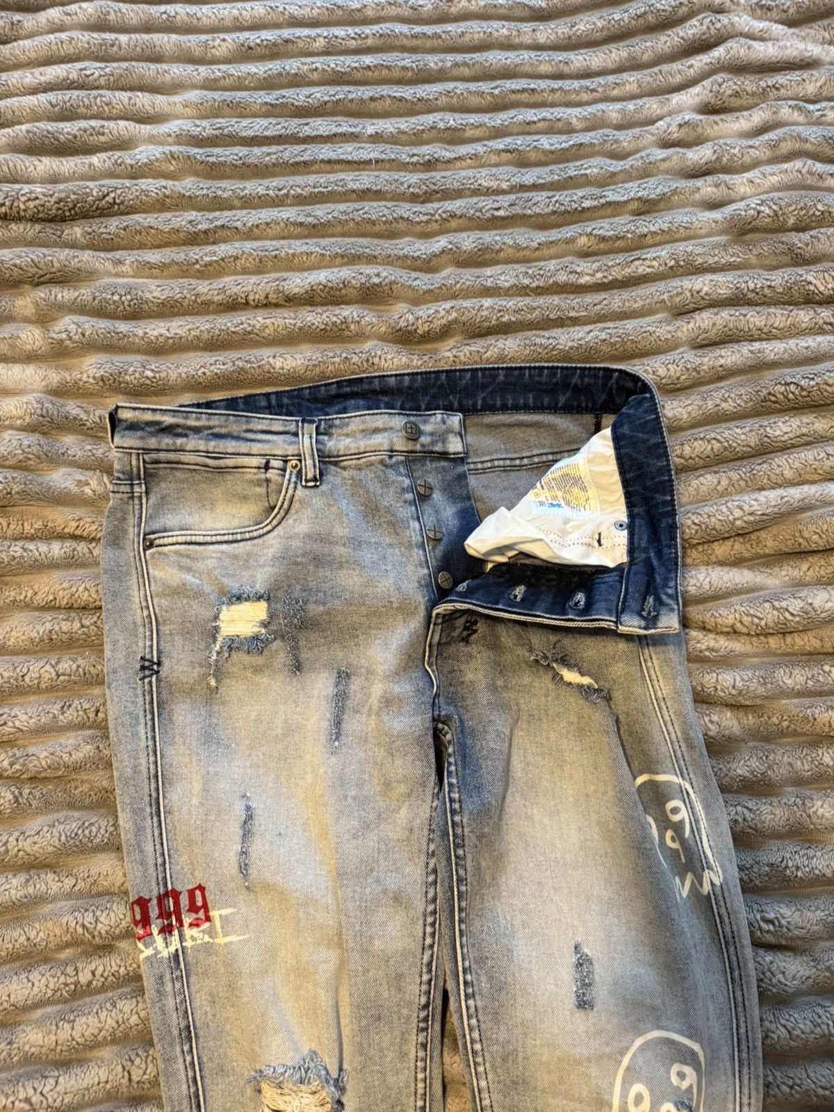 Ksubi Ksubi Van Winkle Thrashed Jeans Size US 33 - 3 Thumbnail