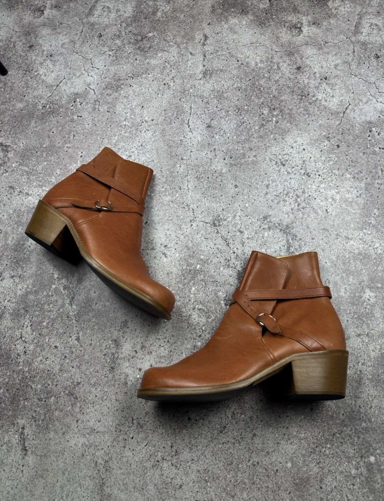 A.S.98 STRAPS BELTED A.S 98 style Boots Leather Style Rick Owens Size US 11 / EU 44 - 2 Thumbnail