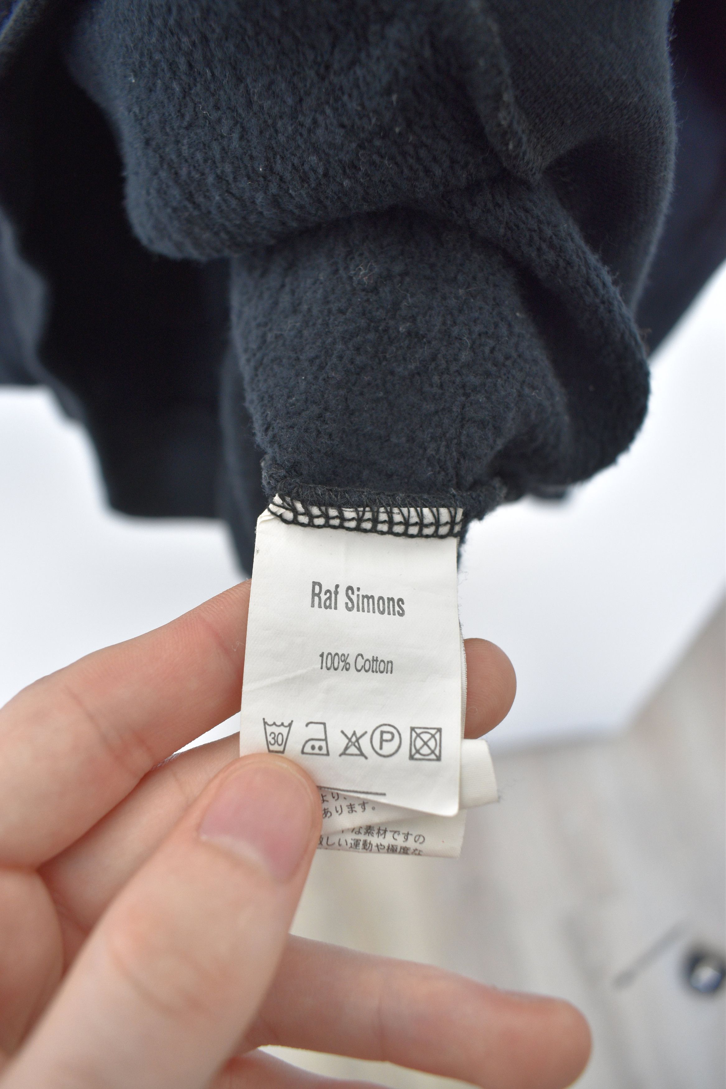 Raf Simons Raf simons aw03-04 Closer Blank Faded Black V-neck Sweater Size US M / EU 48-50 / 2 - 6 Thumbnail