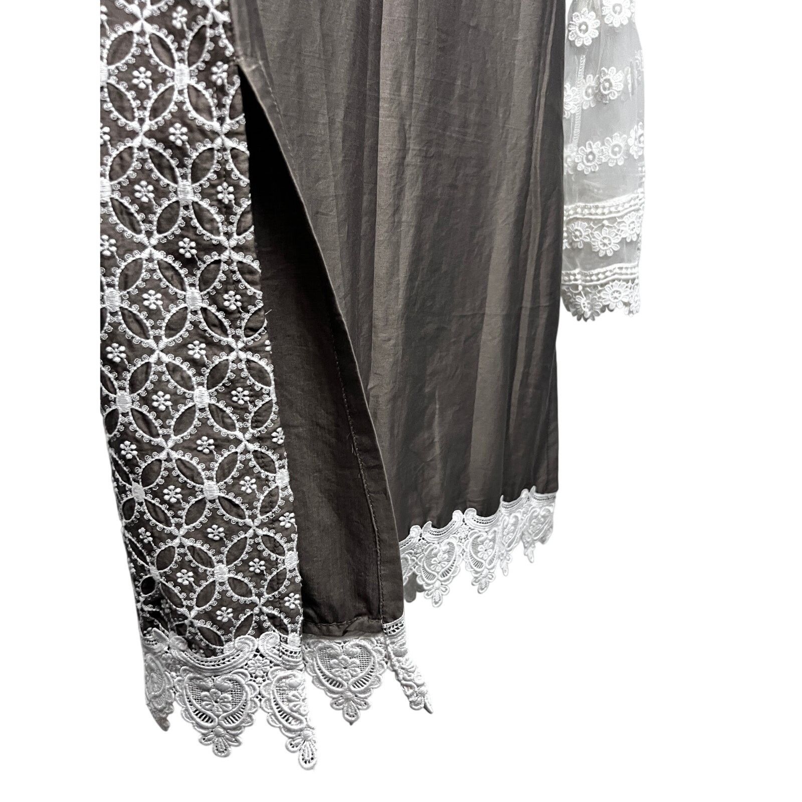 Vintage MUL MUL Vintage Boho Lace Slip On Midi Pullover Dress XS Size XS / US 0-2 / IT 36-38 - 6 Thumbnail