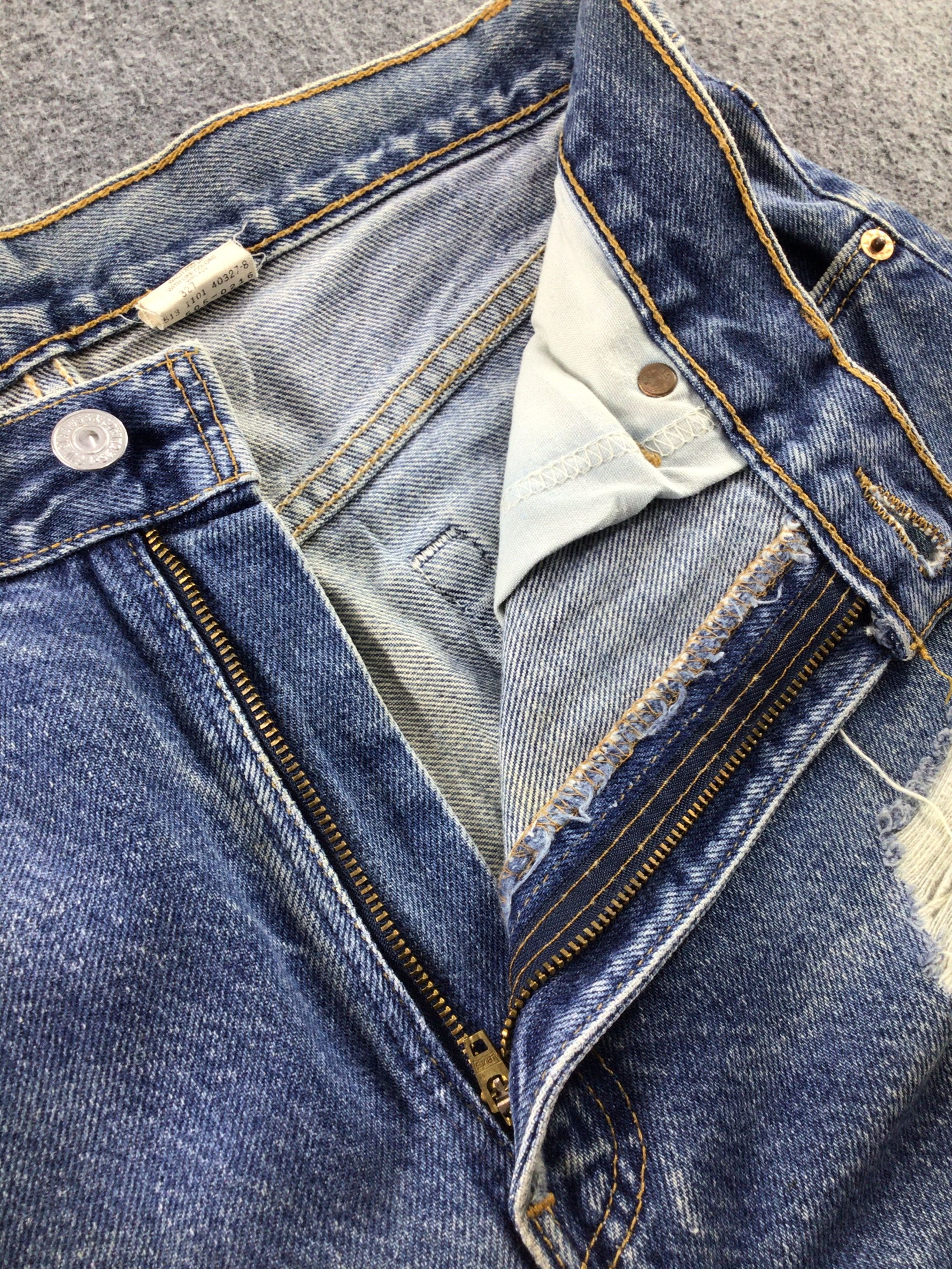 Levi's × Vintage Vintage 90s Levis 505 Jeans-JM428 Size US 33 - 8 Thumbnail