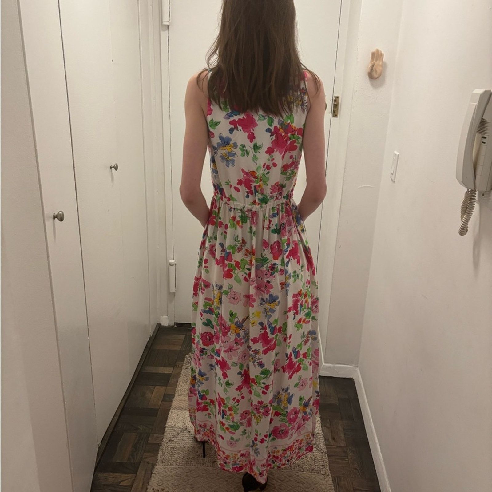 & Other Stories NWT Ermanno Scervino Multicolor Floral Maxi Dress Women's S Size S / US 4 / IT 40 - 14 Thumbnail