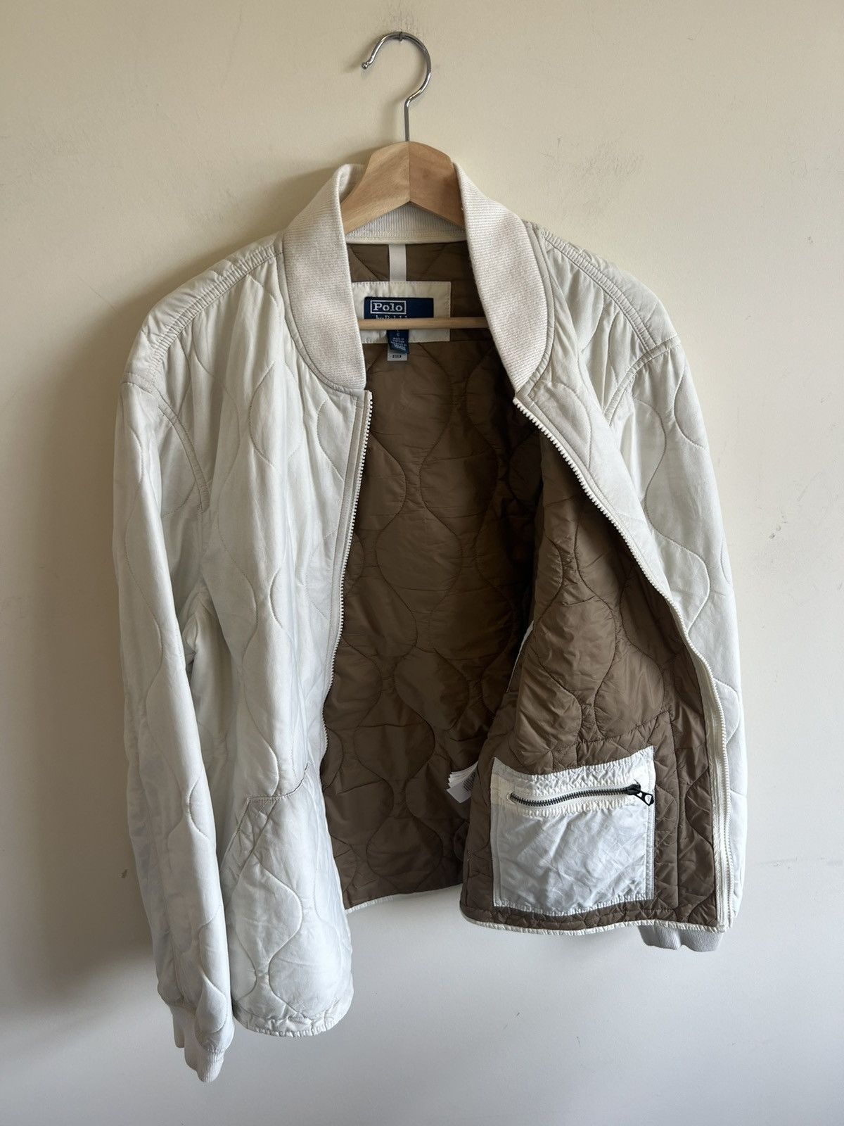 RRL Ralph Lauren Vintage Polo Ralph Lauren Quilted Bomber Jacket RRL Military Size US L / EU 52-54 / 3 - 6 Thumbnail