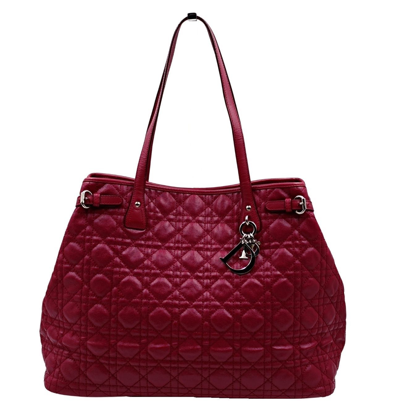 image of Christian Dior Burgundy Panarea Shoulder Bag, Women's