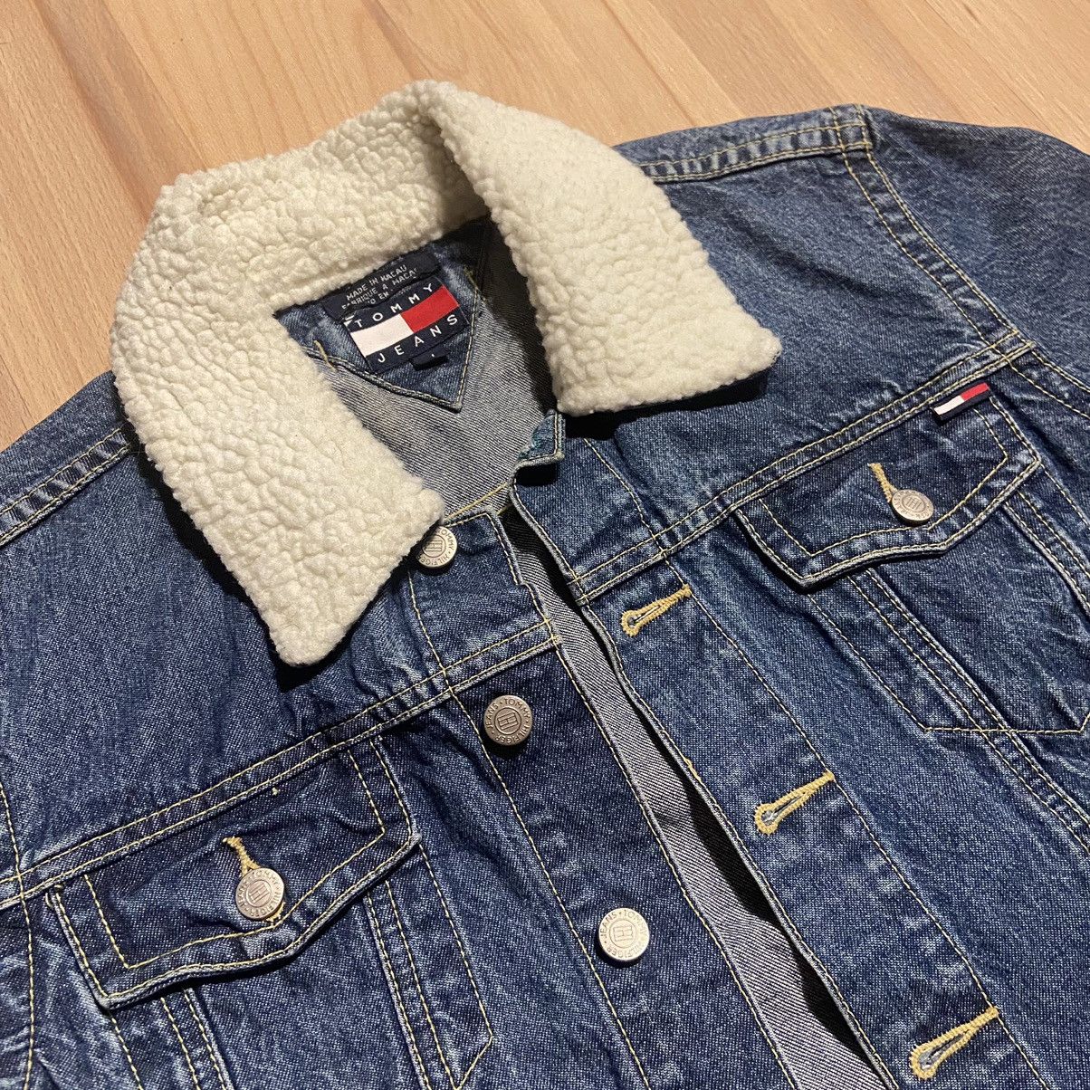Tommy hilfiger 90's denim sherpa jacket clearance