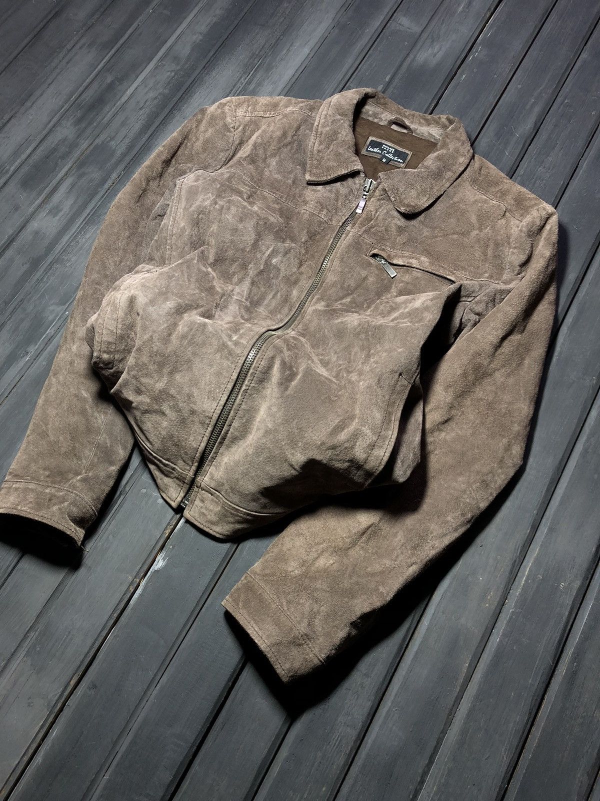 Other VTG Yohji Yamamoto Style Cropped Kanye Boxy Leather Jacket Size US M / EU 48-50 / 2 - 2 Thumbnail
