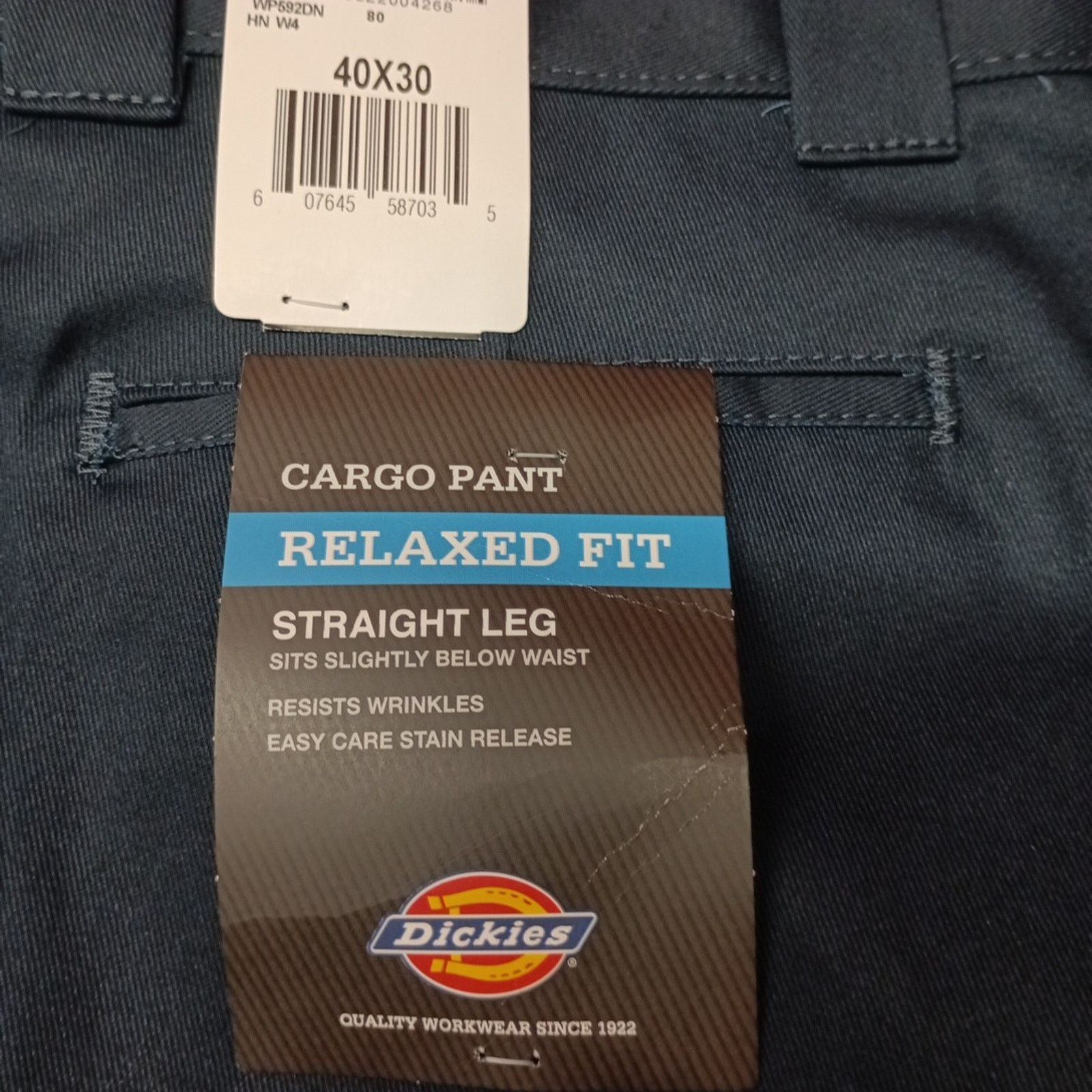 Dickies Dickies Cargo Pants Men's Size 40x30 Blue Relaxed Fit Size US 40 / EU 56 - 2 Thumbnail