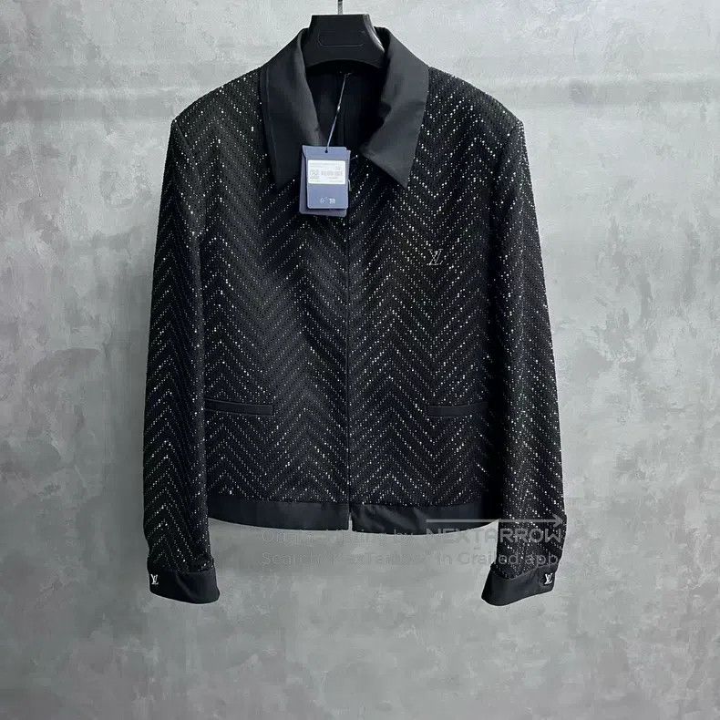 Louis Vuitton Louis Vuitton 25 new black full rhinestone herringbone eve Size US L / EU 52-54 / 3 - 1 Thumbnail