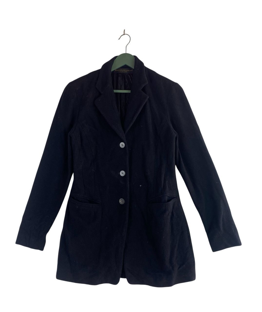 DKNY × Vintage Vtg 90s rare Donna Karan New York DKNY wool coat Size M / US 6-8 / IT 42-44 - 2 Thumbnail