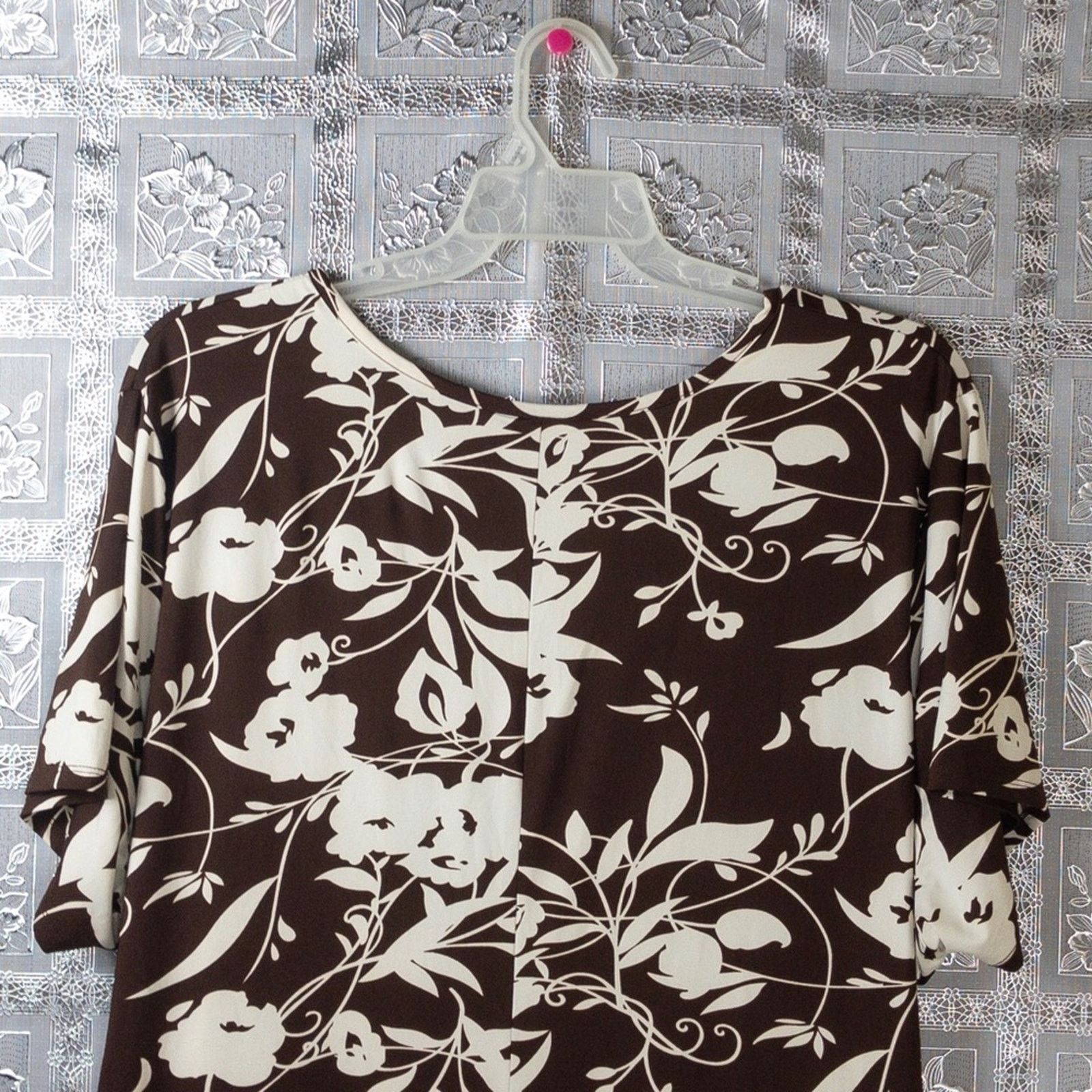 Other Lane Bryant Floral Faux Wrap Buckle Dress Size 4XL / US 24-26 - 7 Thumbnail